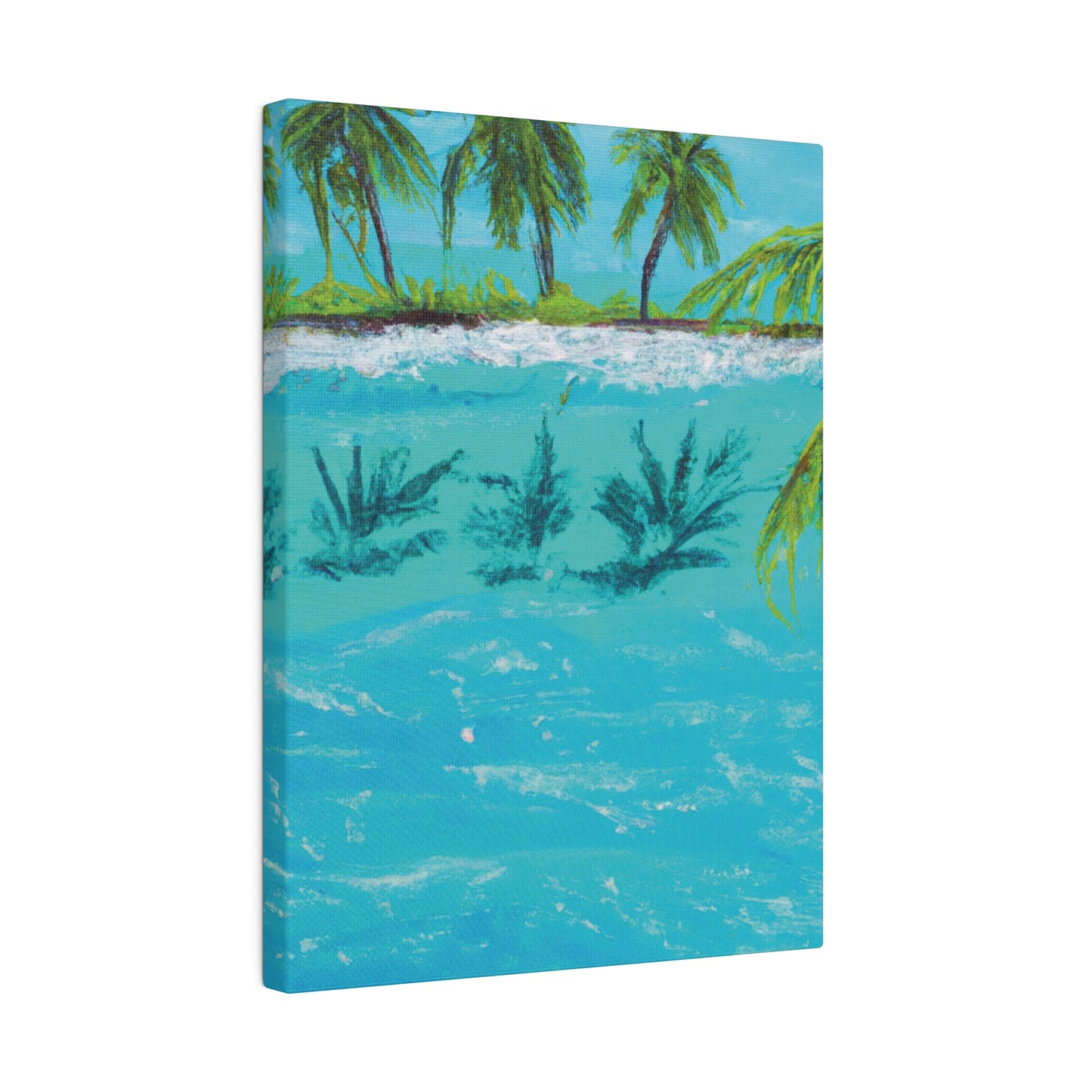 8321K - Bahamas Ocean Painting Print | Bahamas | Ocean | Beach | Poster | Home Decor | Wall Art | Canvas