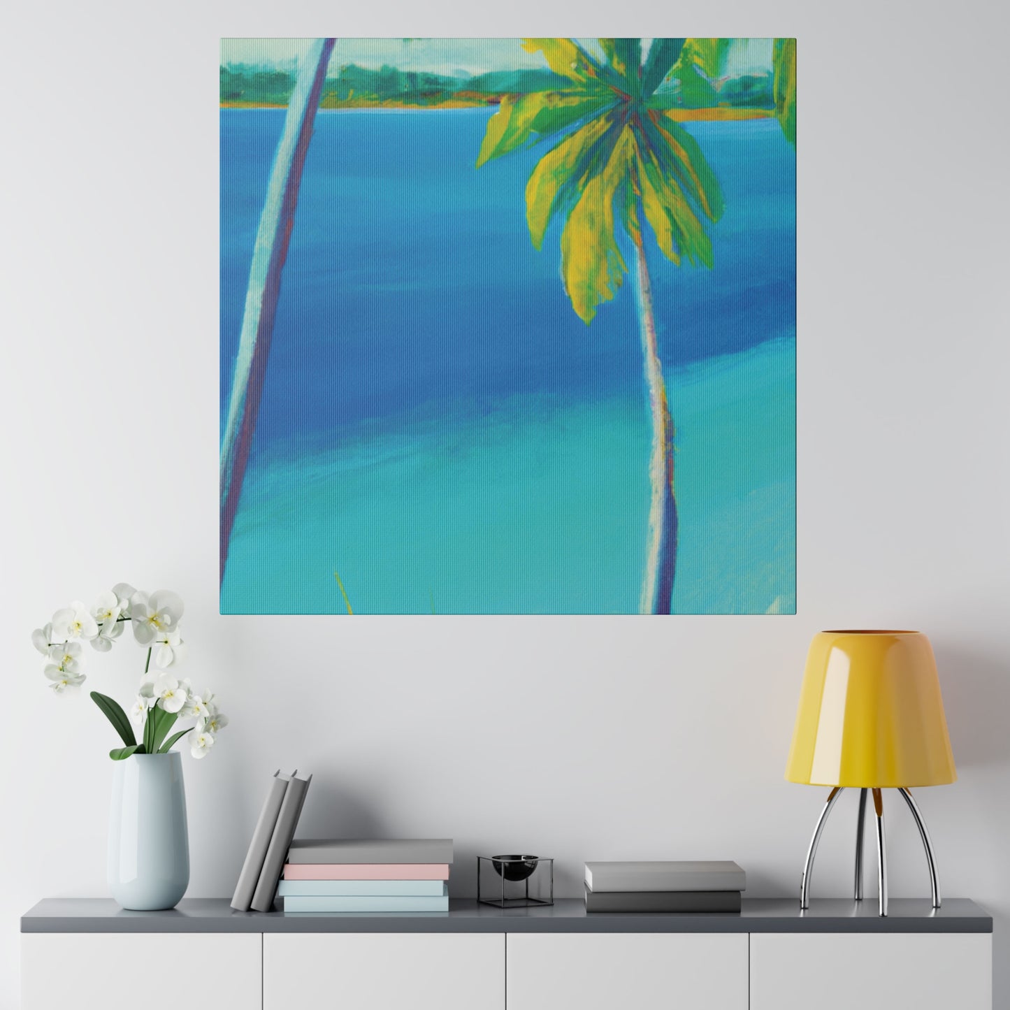 7593L - Bahamas Ocean Painting Print | Bahamas | Ocean | Beach | Poster | Home Decor | Wall Art | Canvas