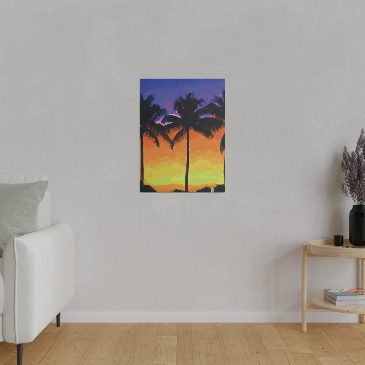 6354V - Miami Beach Sunset Painting Print | Miami | Beach | Sunset | Poster | Home Decor | Wall Art | Canvas