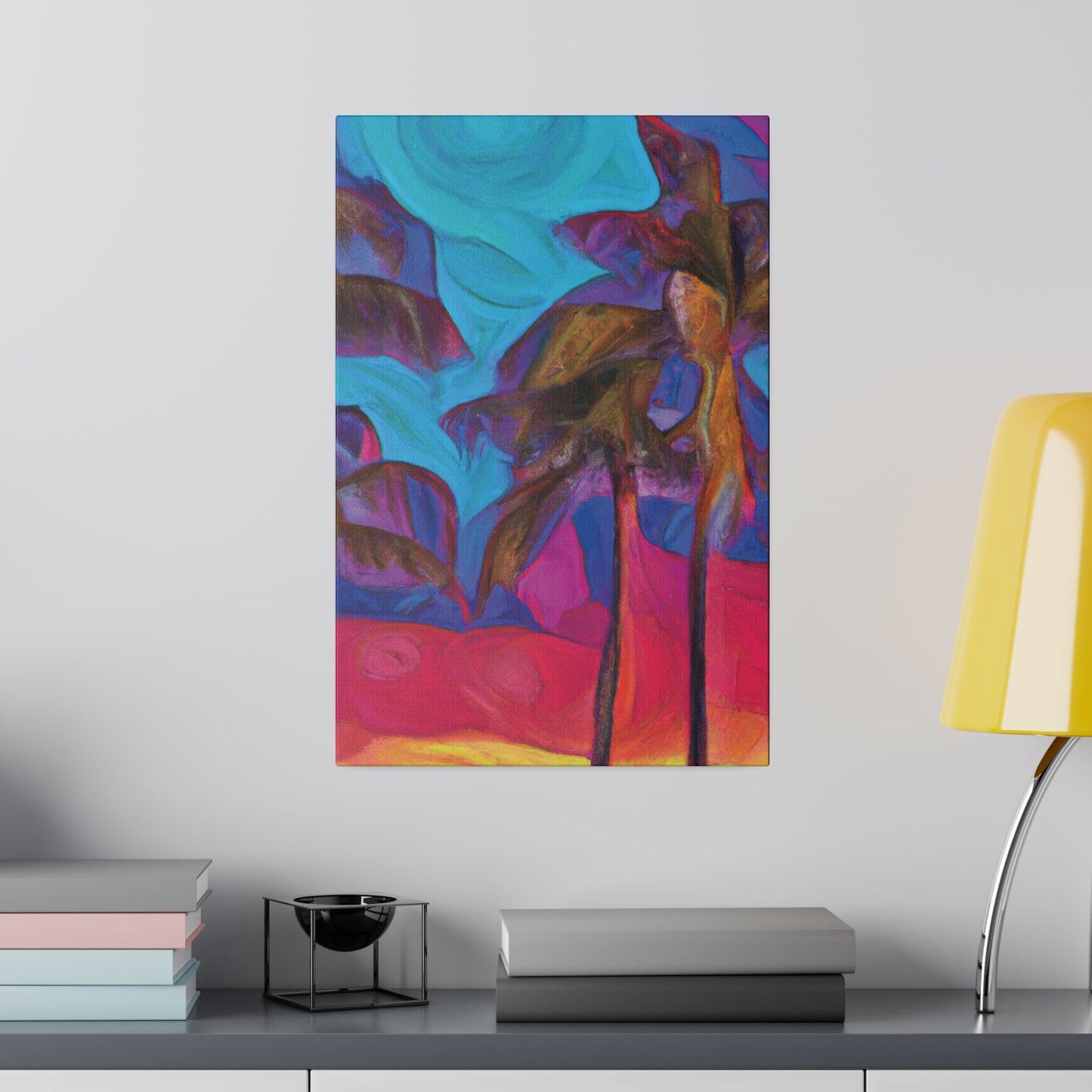 6709Z - Miami Beach Sunset Painting Print | Miami | Beach | Sunset | Poster | Home Decor | Wall Art | Canvas