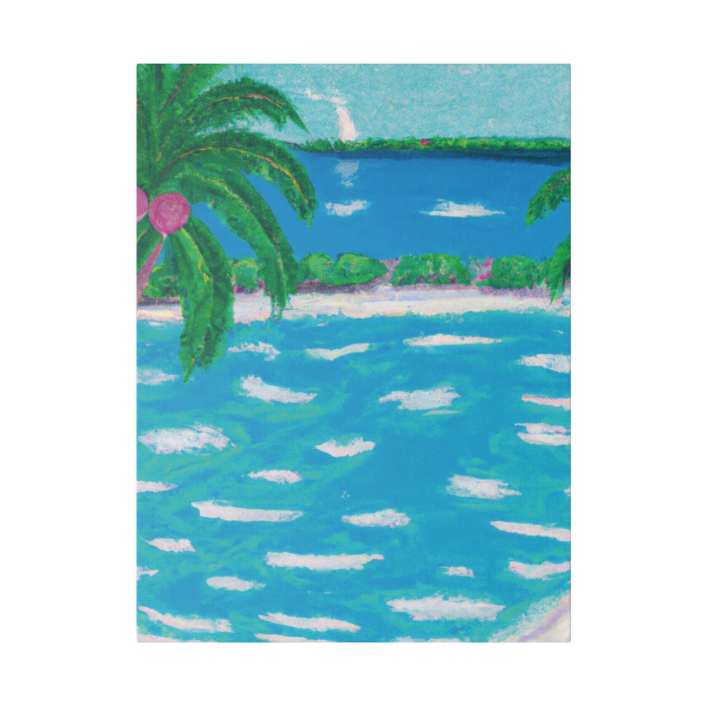 7341Z - Bahamas Ocean Painting Print | Bahamas | Ocean | Beach | Poster | Home Decor | Wall Art | Canvas