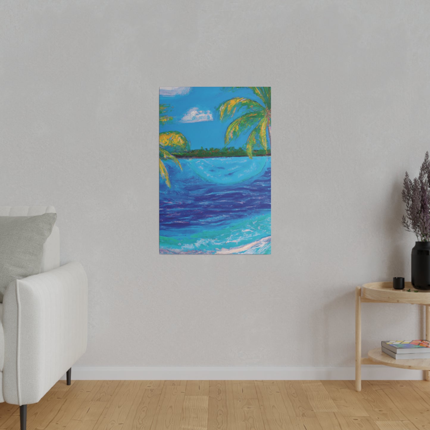 6704T - Bahamas Ocean Painting Print | Bahamas | Ocean | Beach | Poster | Home Decor | Wall Art | Canvas