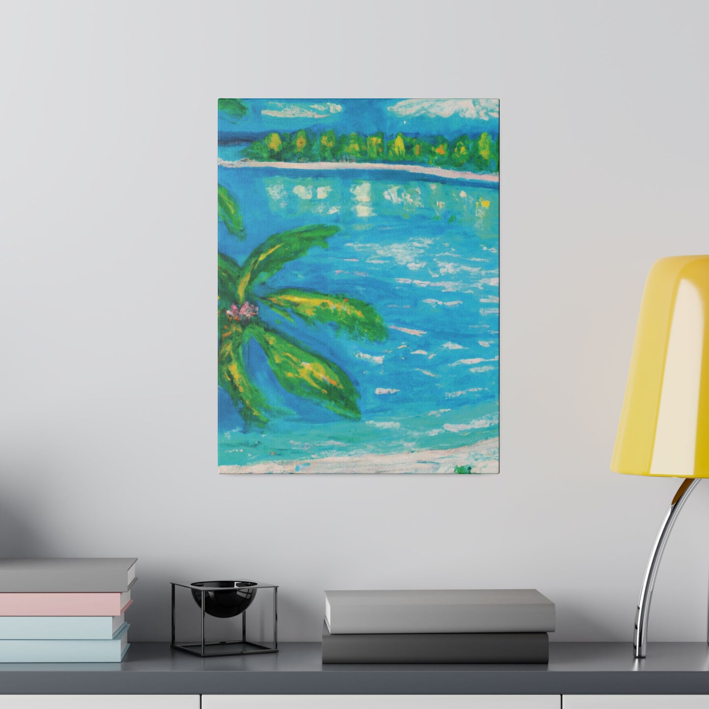 8776T - Bahamas Ocean Painting Print | Bahamas | Ocean | Beach | Poster | Home Decor | Wall Art | Canvas