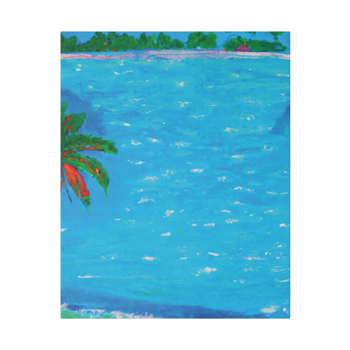 5286G - Bahamas Ocean Painting Print | Bahamas | Ocean | Beach | Poster | Home Decor | Wall Art | Canvas