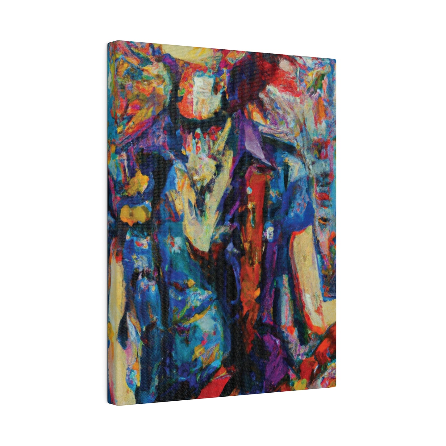 9667F - Rockstar Oil Painting Style Print | Poster | Home Decor | Wall Art | Music Art | Canvas