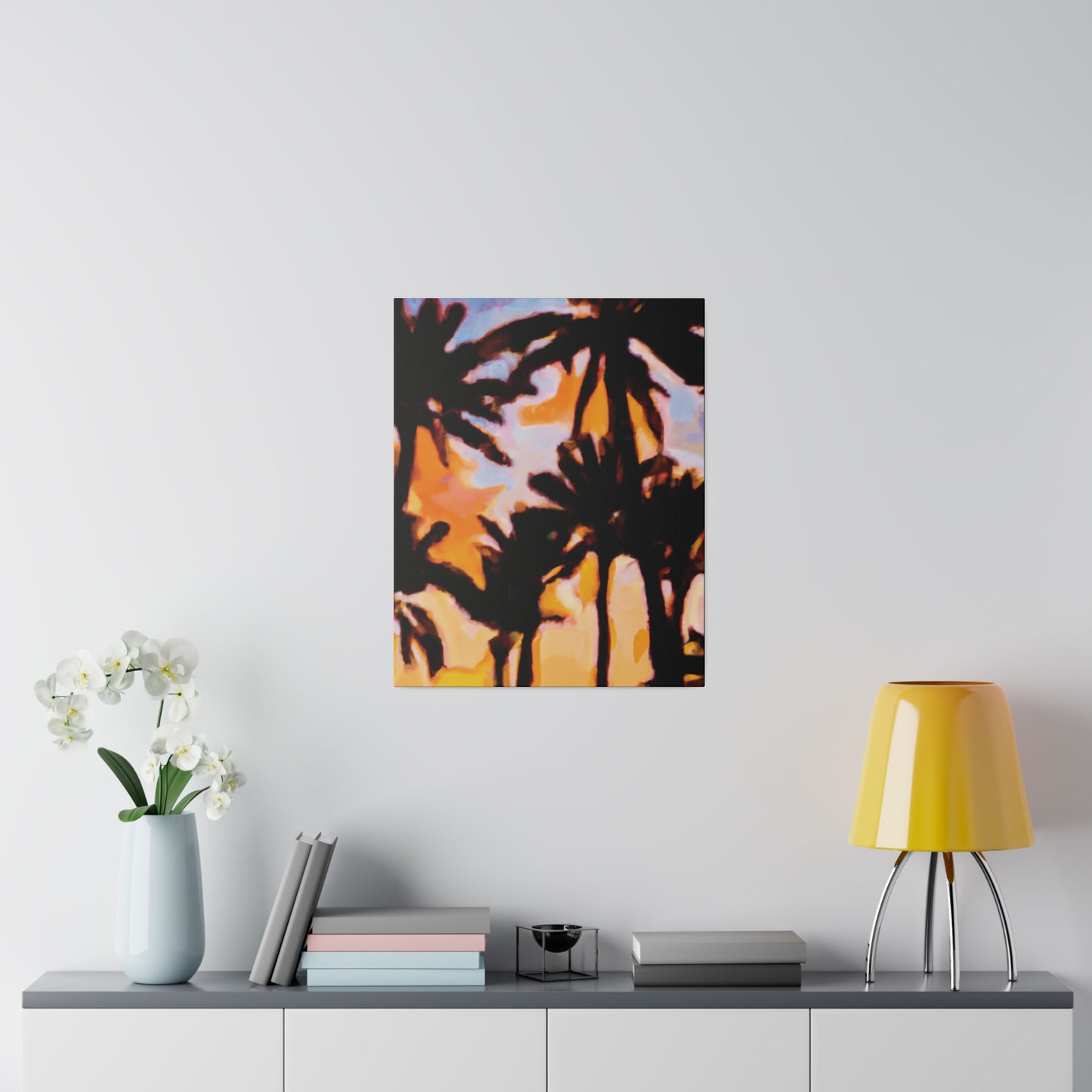 6159K - Miami Beach Sunset Painting Print | Miami | Beach | Sunset | Poster | Home Decor | Wall Art | Canvas