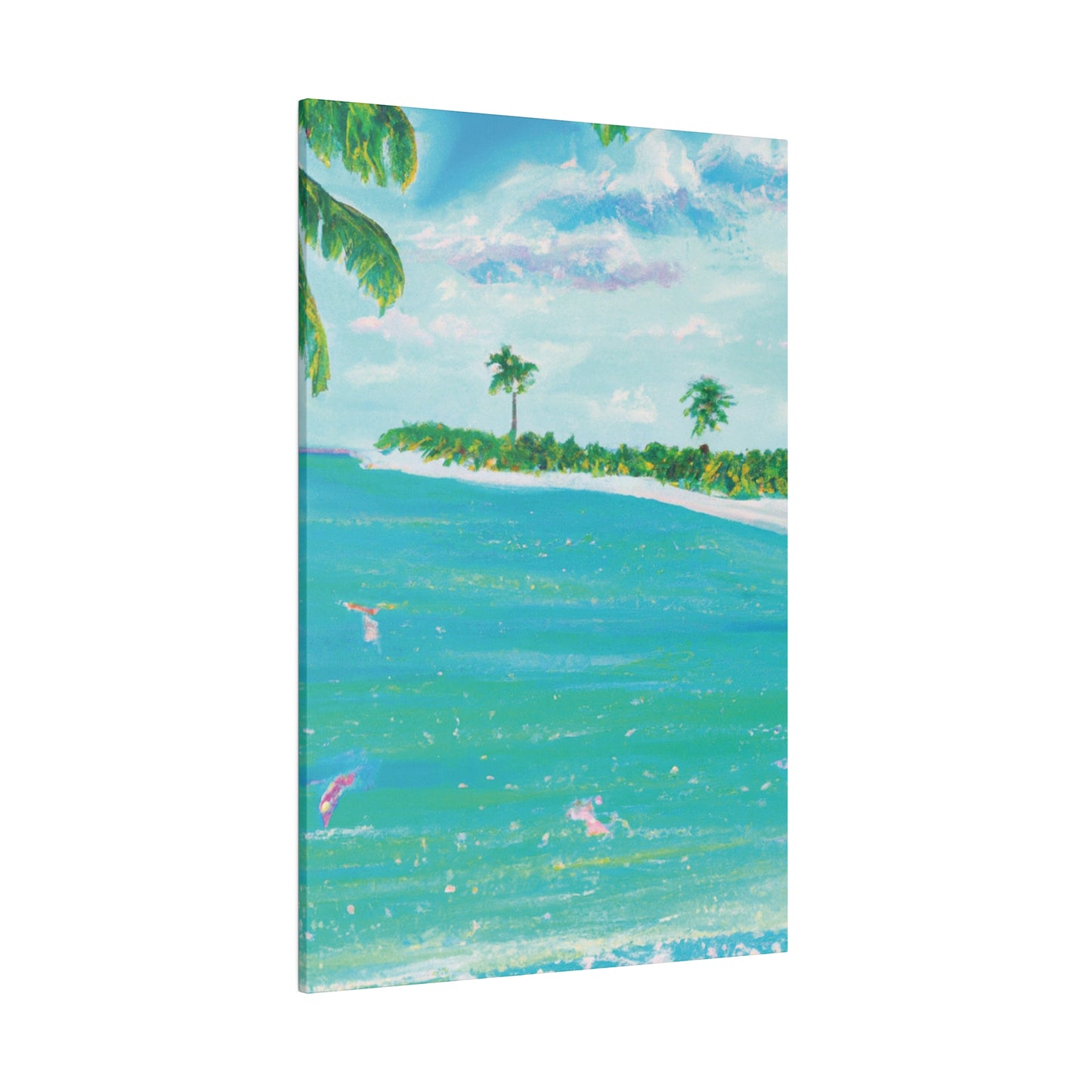 6576D - Bahamas Ocean Painting Print | Bahamas | Ocean | Beach | Poster | Home Decor | Wall Art | Canvas