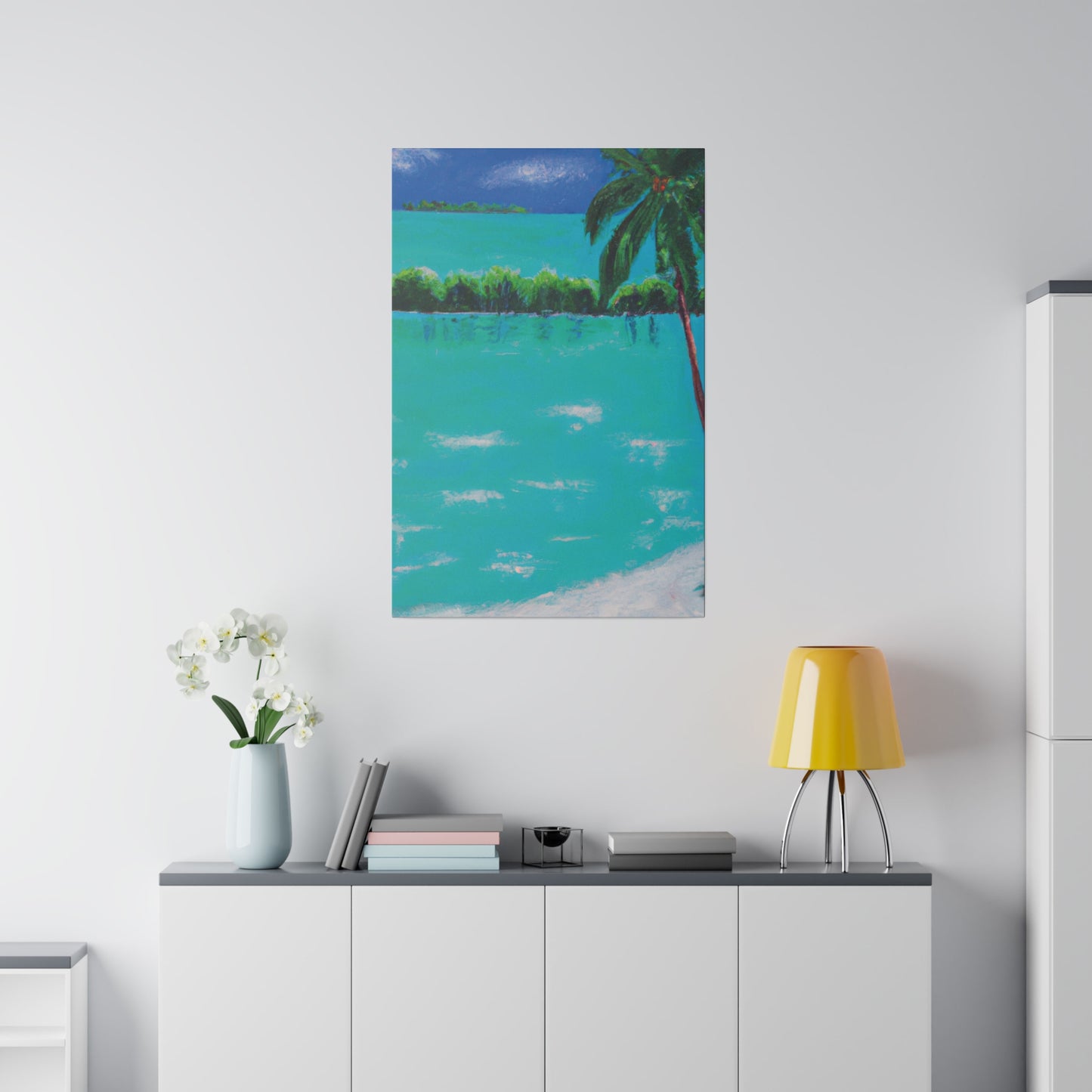 9108Q - Bahamas Ocean Painting Print | Bahamas | Ocean | Beach | Poster | Home Decor | Wall Art | Canvas