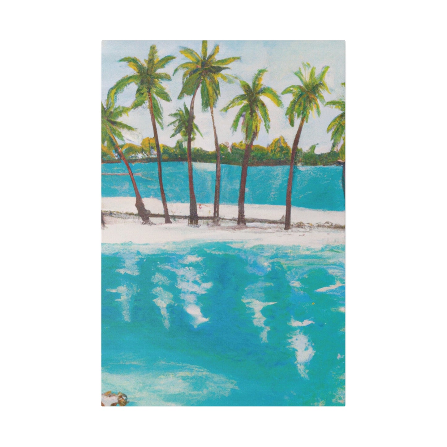 8045G - Bahamas Ocean Painting Print | Bahamas | Ocean | Beach | Poster | Home Decor | Wall Art | Canvas