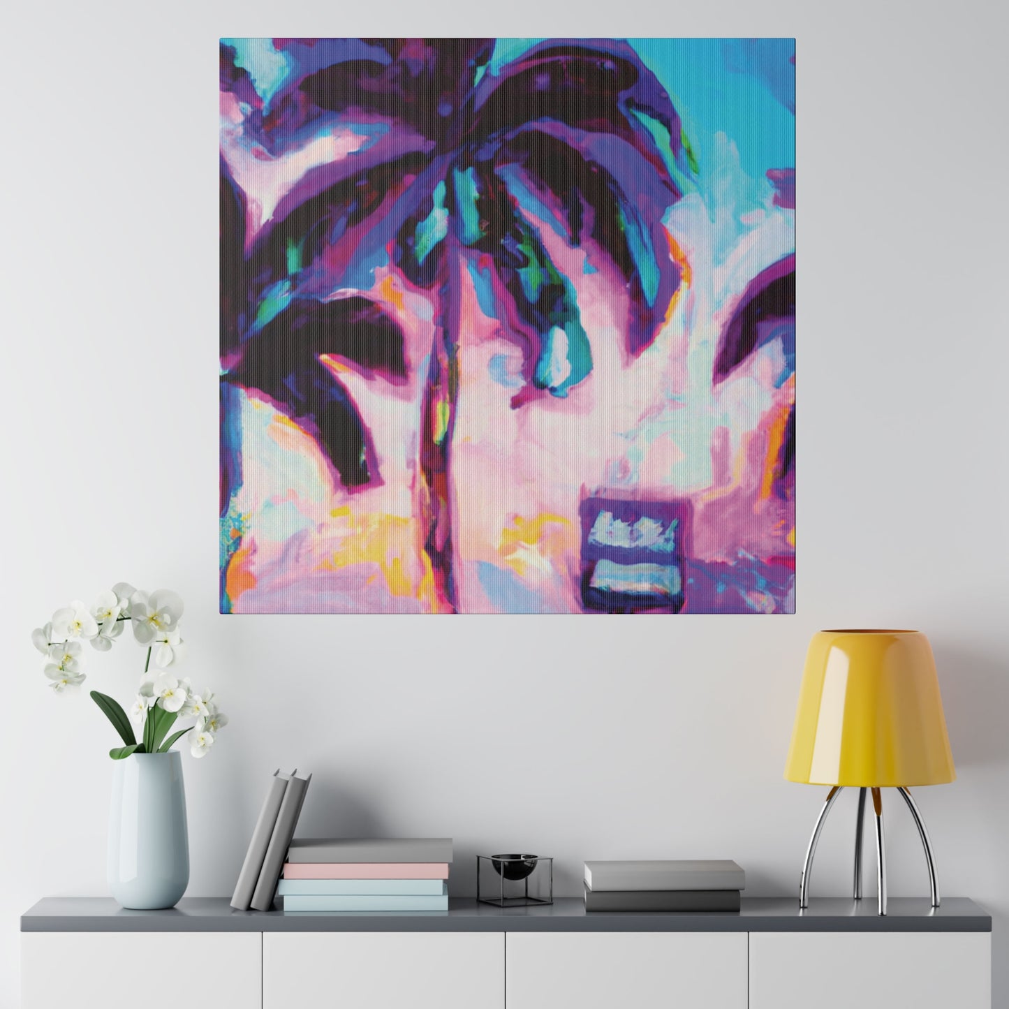 5753H - Miami Beach Sunset Painting Print | Miami | Beach | Sunset | Poster | Home Decor | Wall Art | Canvas