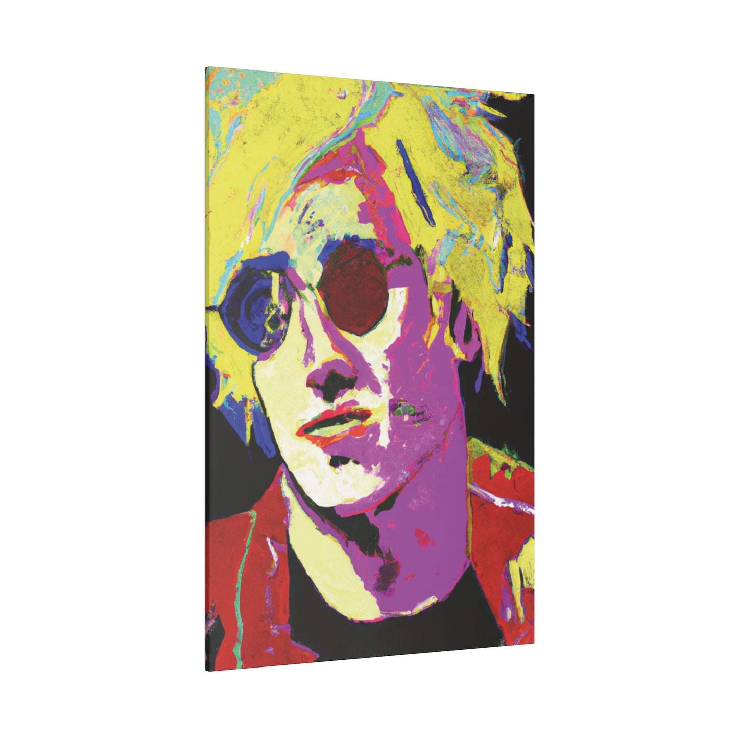 9642H - Rockstar Painting Print | Face | Abstract | Poster | Home Decor | Wall Art | Music Art | Canvas