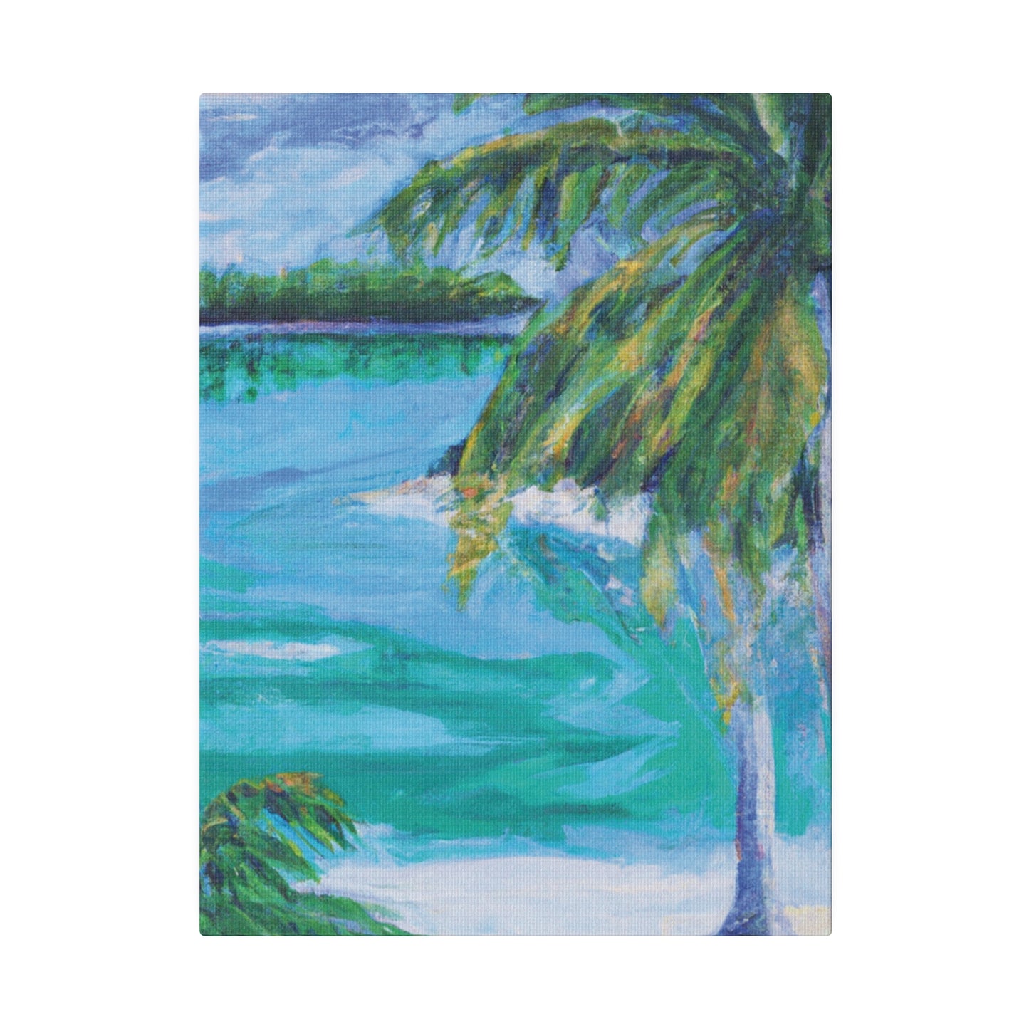 8721Q - Bahamas Ocean Painting Print | Bahamas | Ocean | Beach | Poster | Home Decor | Wall Art | Canvas