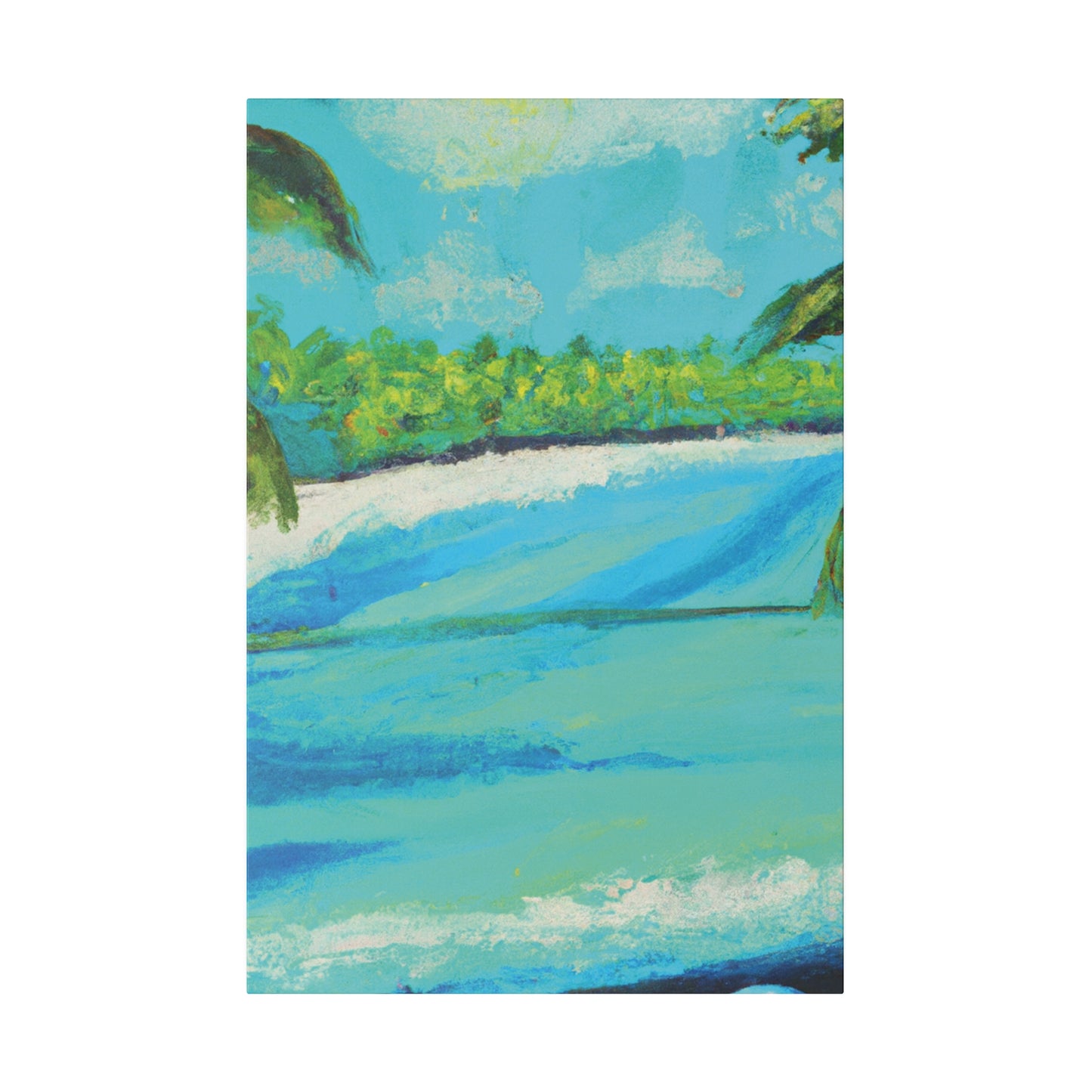 10781G - Bahamas Ocean Painting Print | Bahamas | Ocean | Beach | Poster | Home Decor | Wall Art | Canvas