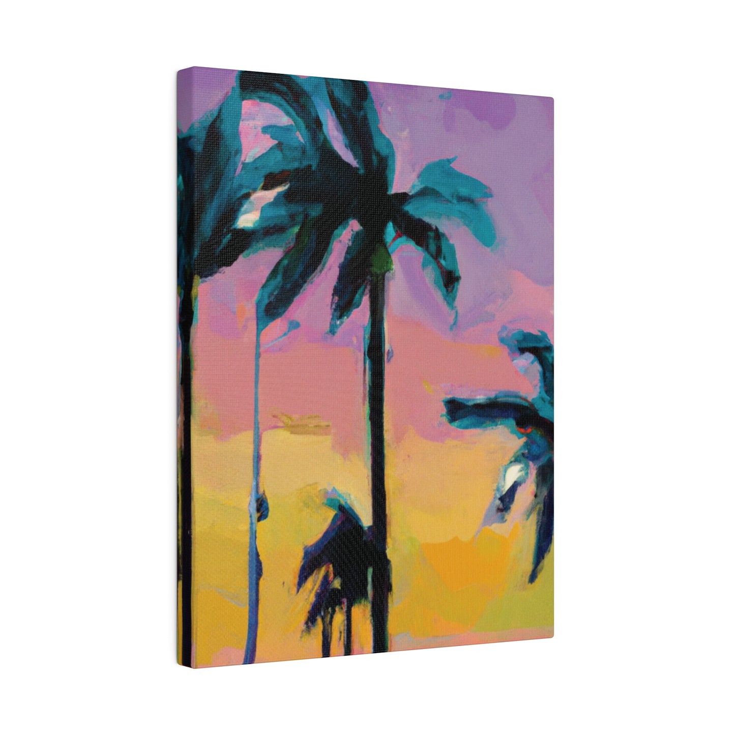 510K - Miami Beach Sunset Painting Print | Miami | Beach | Sunset | Poster | Home Decor | Wall Art | Canvas