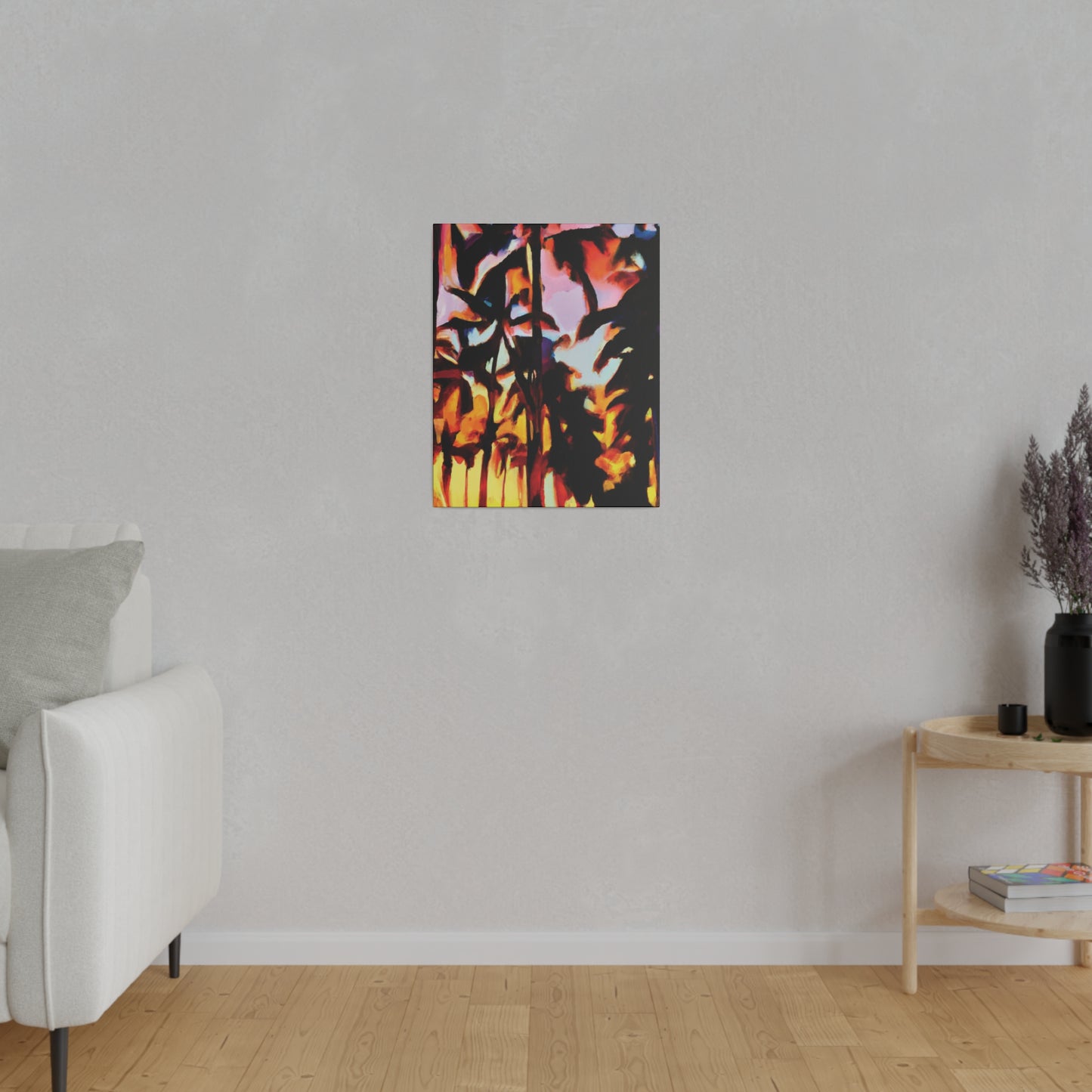 9123T - Miami Beach Sunset Painting Print | Miami | Beach | Sunset | Poster | Home Decor | Wall Art | Canvas