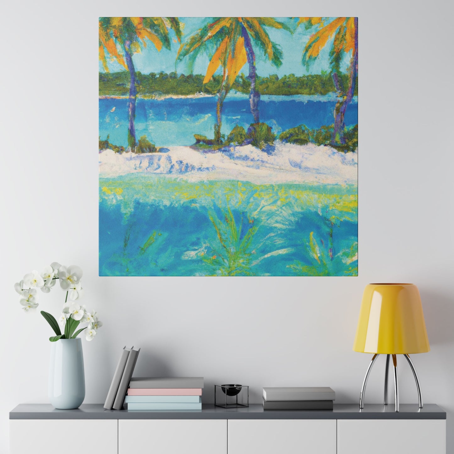 2367X - Bahamas Ocean Painting Print | Bahamas | Ocean | Beach | Poster | Home Decor | Wall Art | Canvas