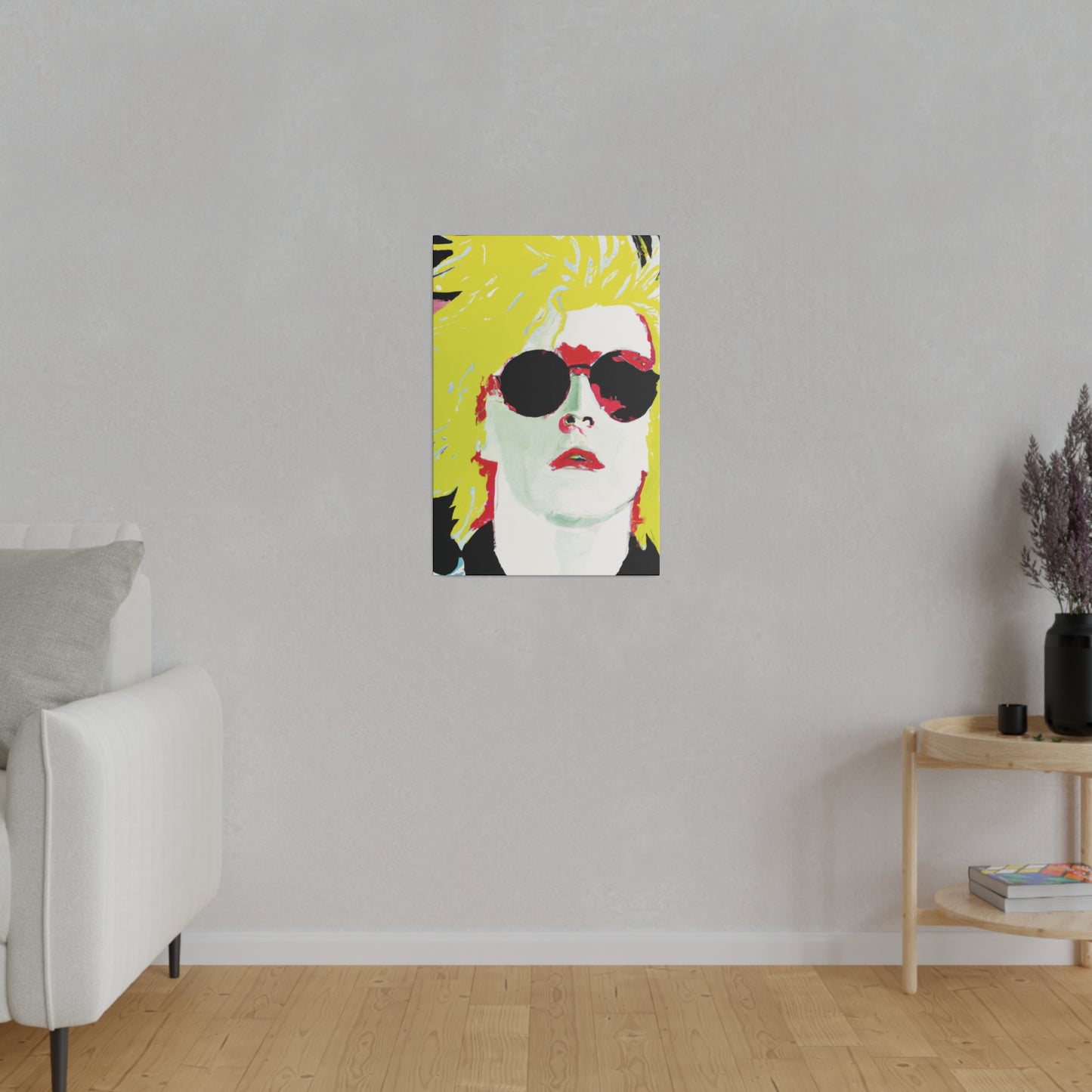 6289X - Rockstar Painting Print | Face | Abstract | Poster | Home Decor | Wall Art | Music Art | Canvas