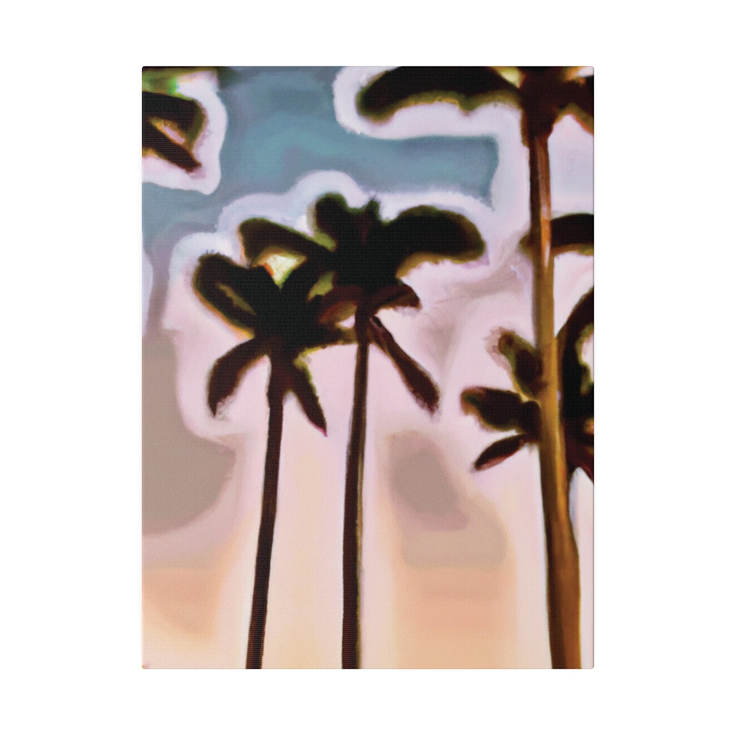 4828Q - Miami Beach Sunset Painting Print | Miami | Beach | Sunset | Poster | Home Decor | Wall Art | Canvas