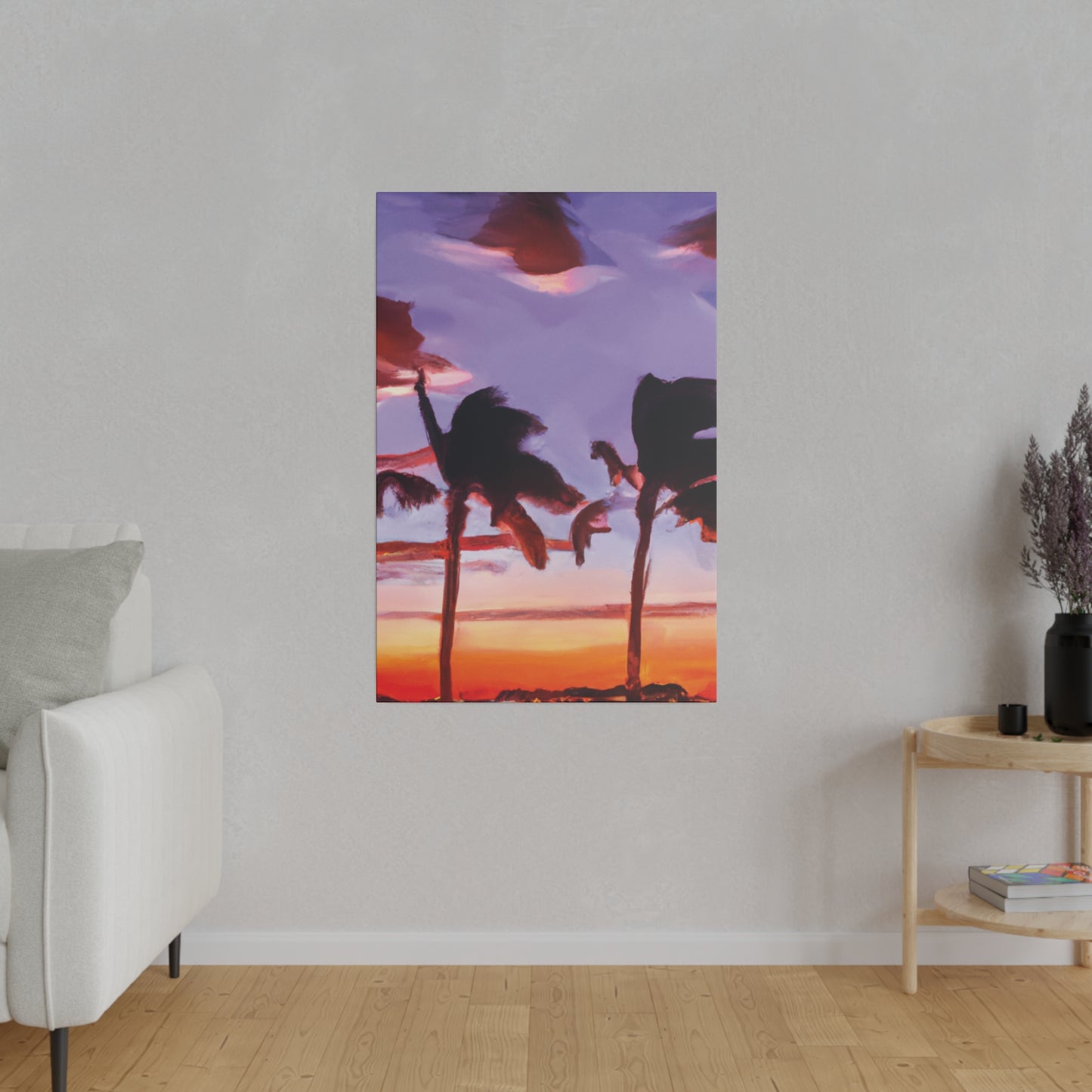 7491X - Miami Beach Sunset Painting Print | Miami | Beach | Sunset | Poster | Home Decor | Wall Art | Canvas