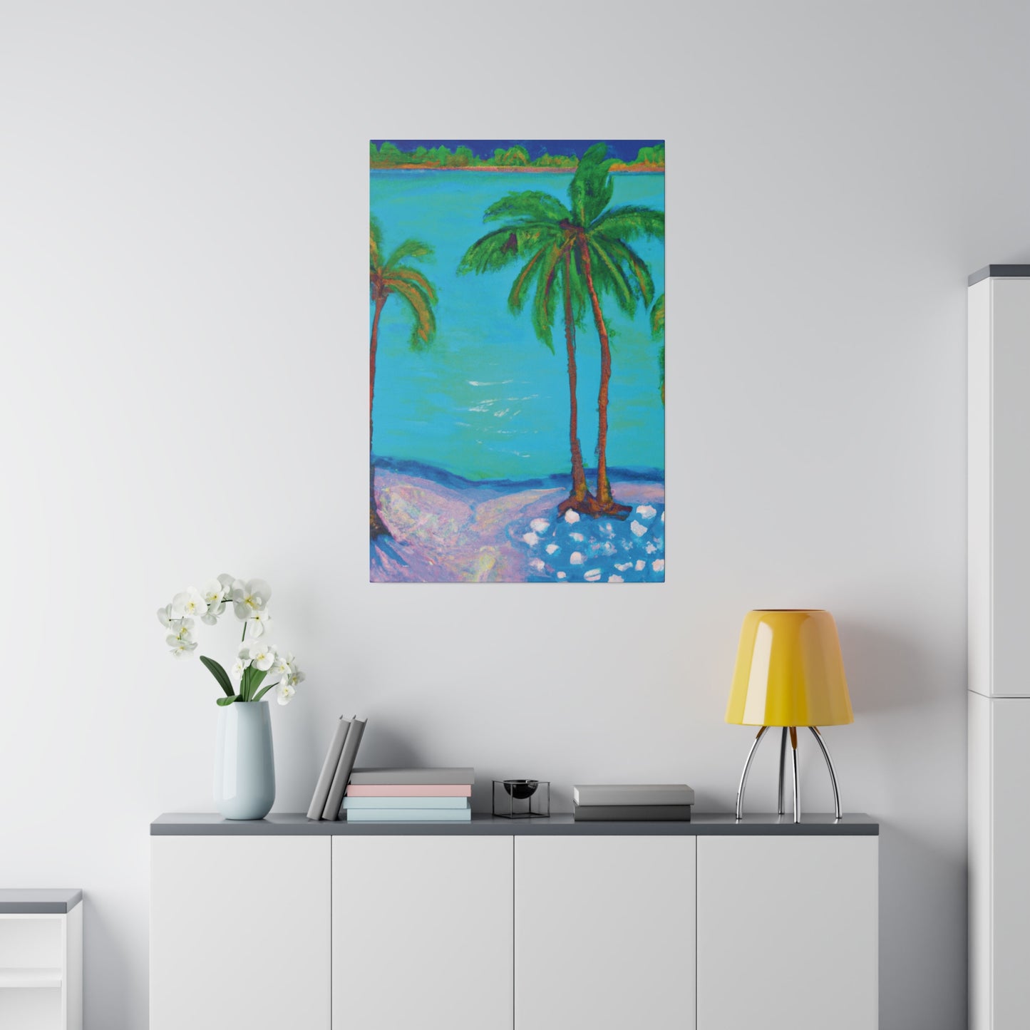 5029K - Bahamas Ocean Painting Print | Bahamas | Ocean | Beach | Poster | Home Decor | Wall Art | Canvas