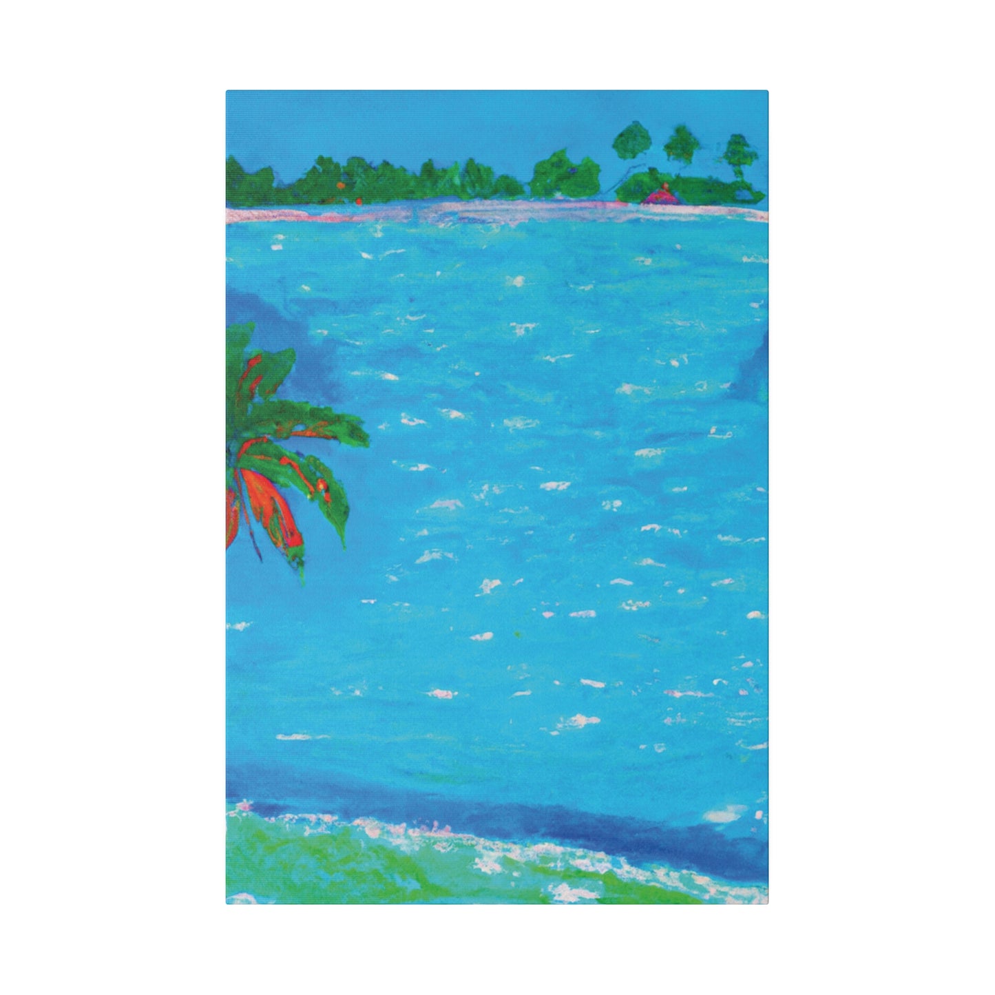 5286G - Bahamas Ocean Painting Print | Bahamas | Ocean | Beach | Poster | Home Decor | Wall Art | Canvas