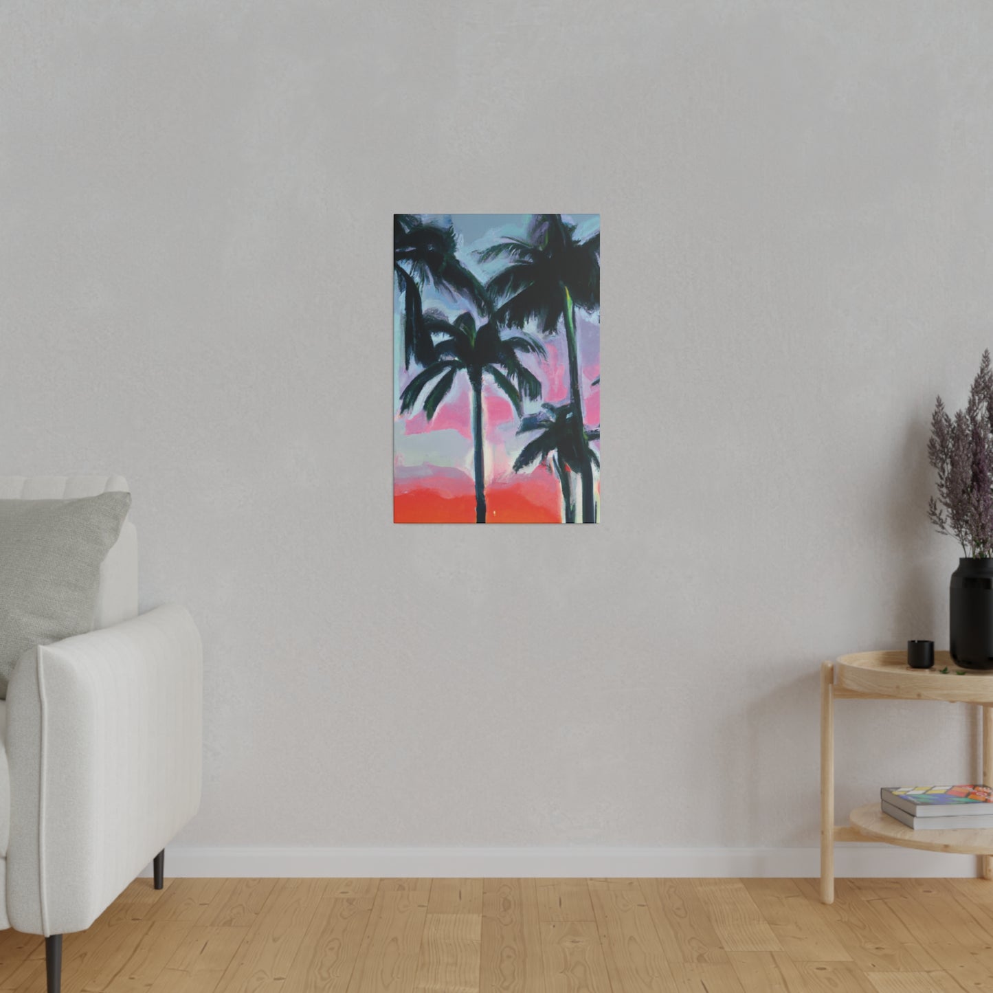 7629F - Miami Beach Sunset Painting Print | Miami | Beach | Sunset | Poster | Home Decor | Wall Art | Canvas