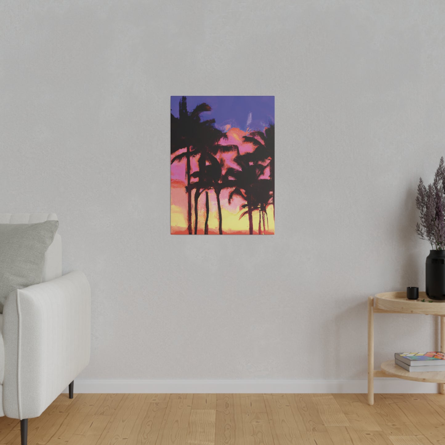 9365H - Miami Beach Sunset Painting Print | Miami | Beach | Sunset | Poster | Home Decor | Wall Art | Canvas