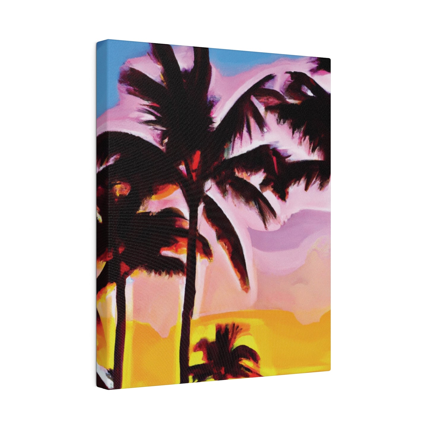 742X - Miami Beach Sunset Painting Print | Miami | Beach | Sunset | Poster | Home Decor | Wall Art | Canvas