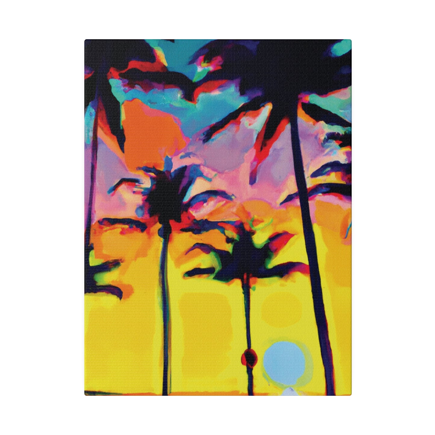 108K - Miami Beach Sunset Painting Print | Miami | Beach | Sunset | Poster | Home Decor | Wall Art | Canvas