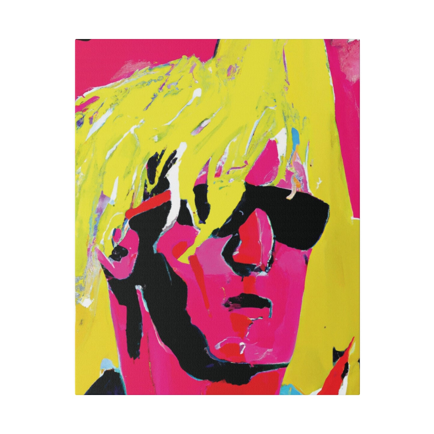 5130P - Rockstar Painting Print | Face | Abstract | Poster | Home Decor | Wall Art | Music Art | Canvas