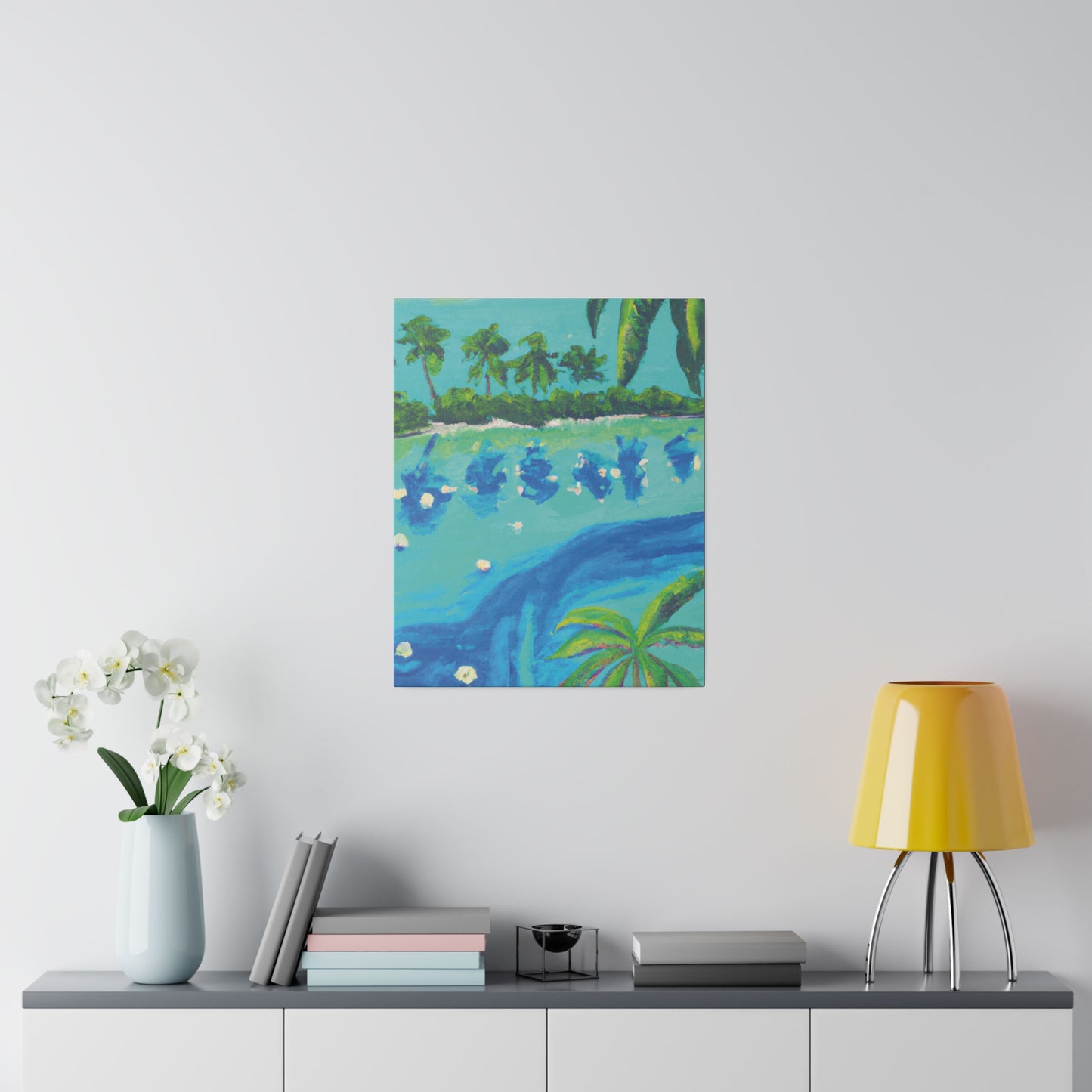 7772T - Bahamas Ocean Painting Print | Bahamas | Ocean | Beach | Poster | Home Decor | Wall Art | Canvas