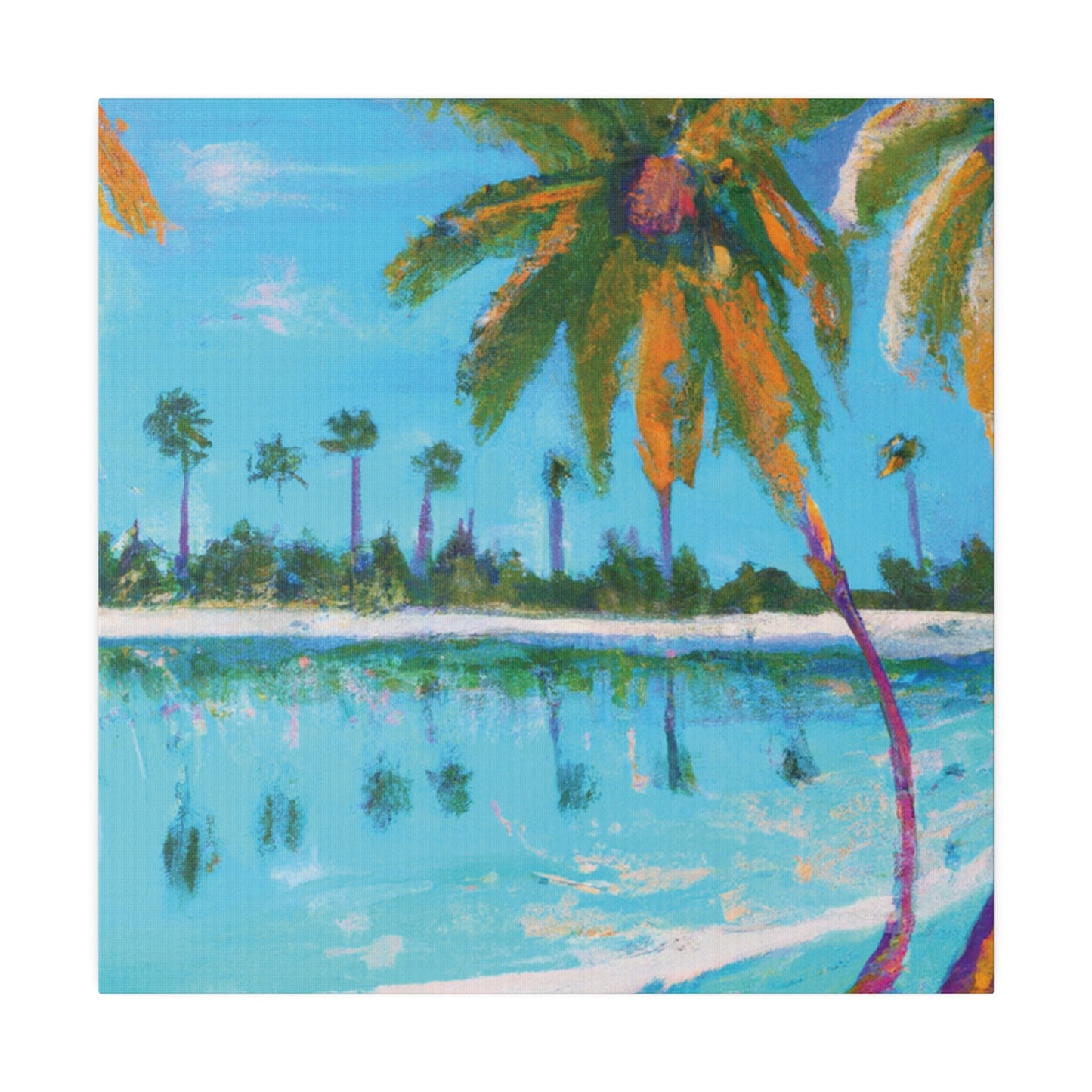 8723S - Bahamas Ocean Painting Print | Bahamas | Ocean | Beach | Poster | Home Decor | Wall Art | Canvas