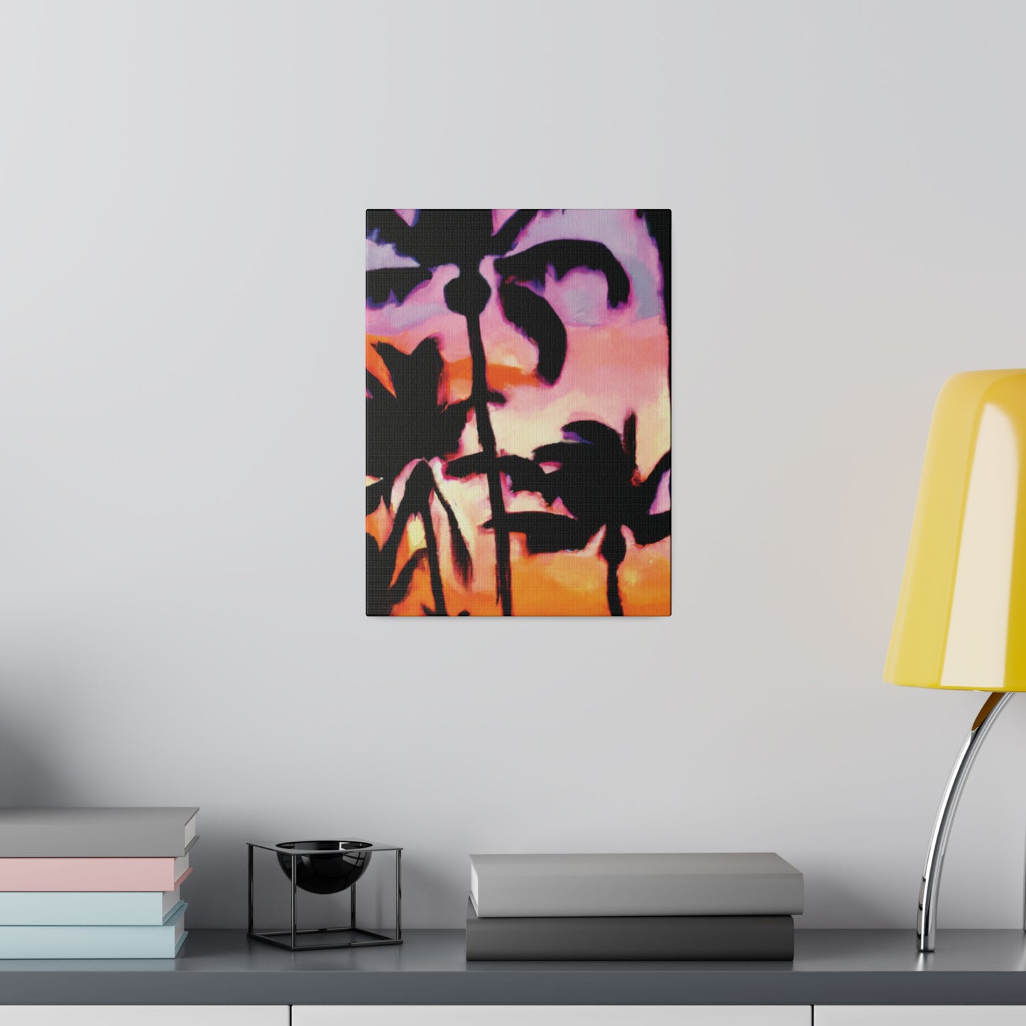 2090A - Miami Beach Sunset Painting Print | Miami | Beach | Sunset | Poster | Home Decor | Wall Art | Canvas