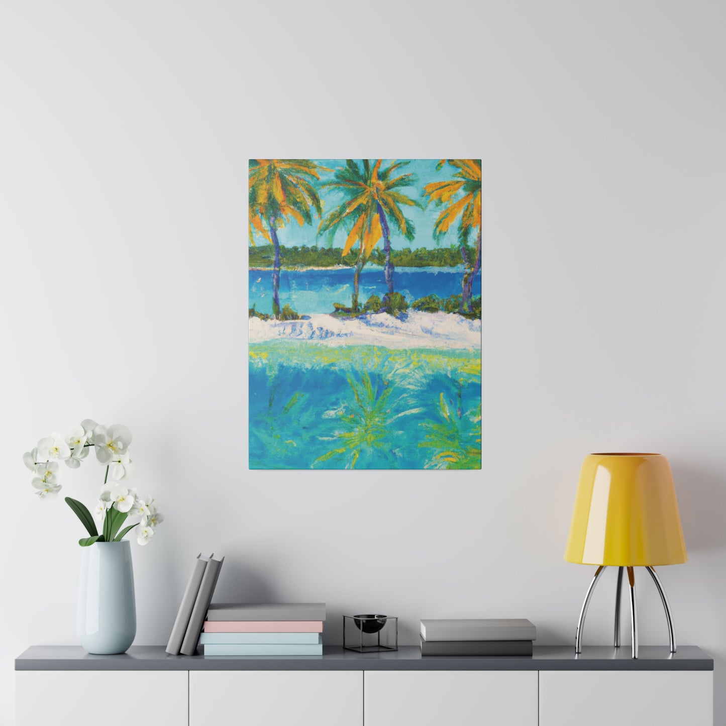 2367X - Bahamas Ocean Painting Print | Bahamas | Ocean | Beach | Poster | Home Decor | Wall Art | Canvas