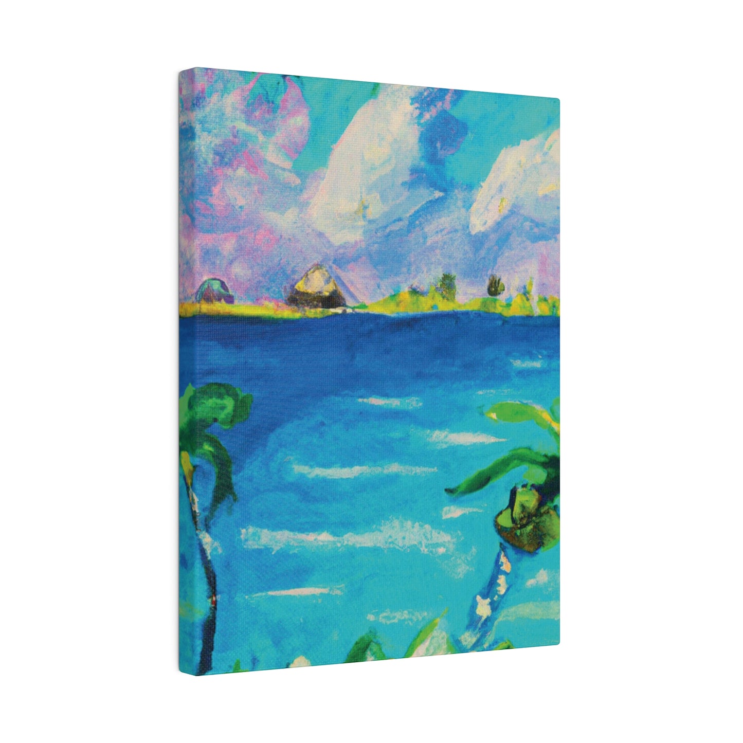 5634K - Bahamas Ocean Painting Print | Bahamas | Ocean | Beach | Poster | Home Decor | Wall Art | Canvas