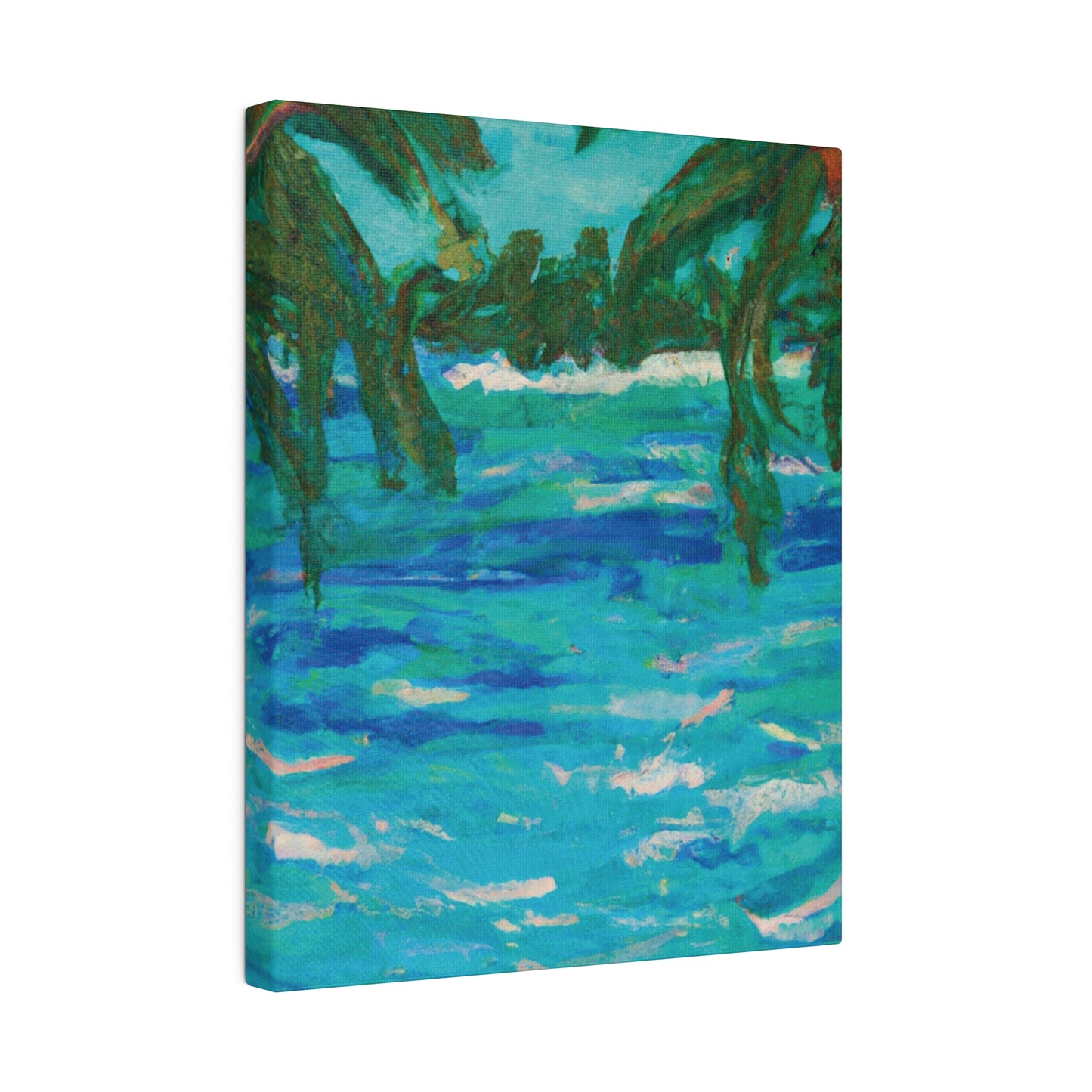 7482U - Bahamas Ocean Painting Print | Bahamas | Ocean | Beach | Poster | Home Decor | Wall Art | Canvas