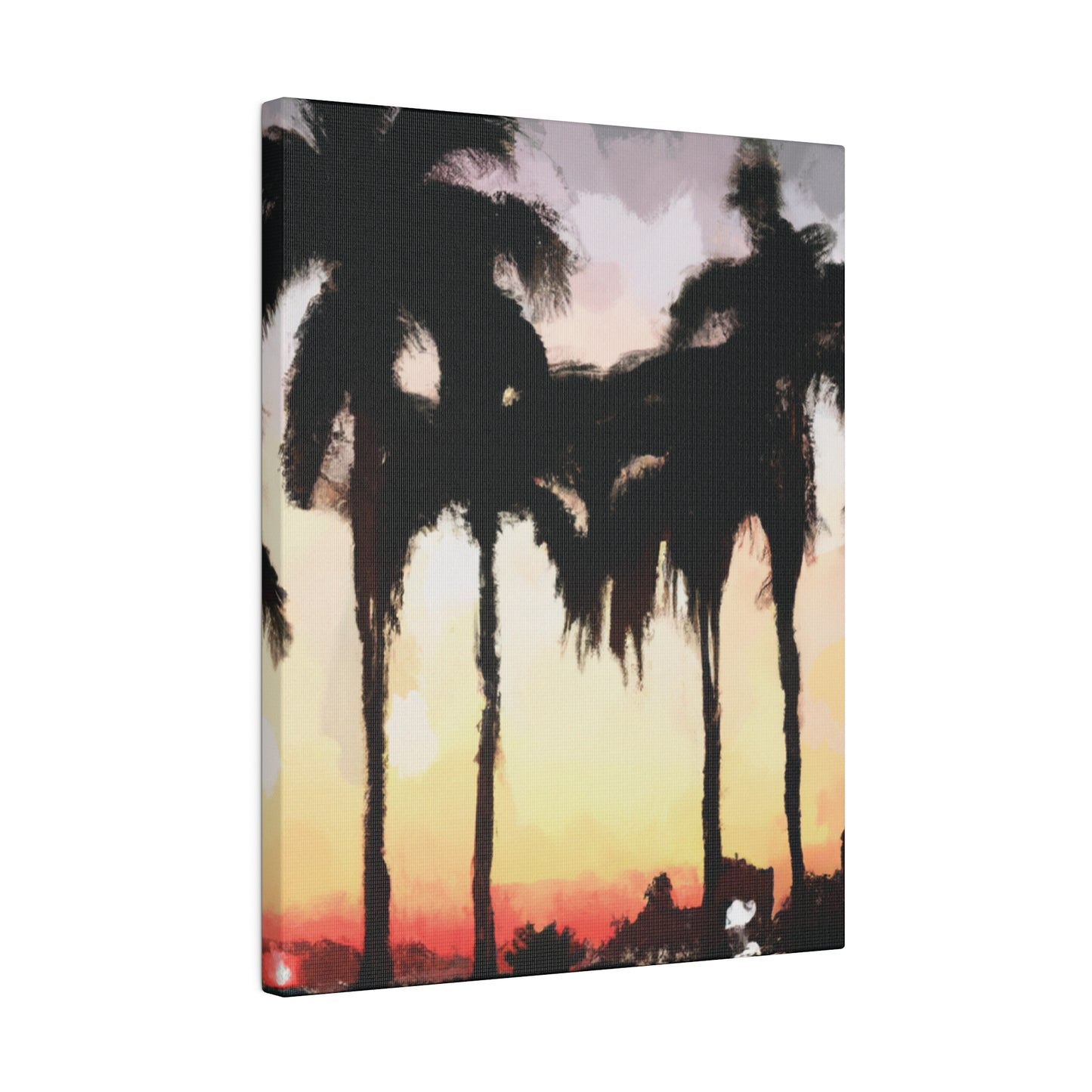 4763J - Miami Beach Sunset Painting Print | Miami | Beach | Sunset | Poster | Home Decor | Wall Art | Canvas