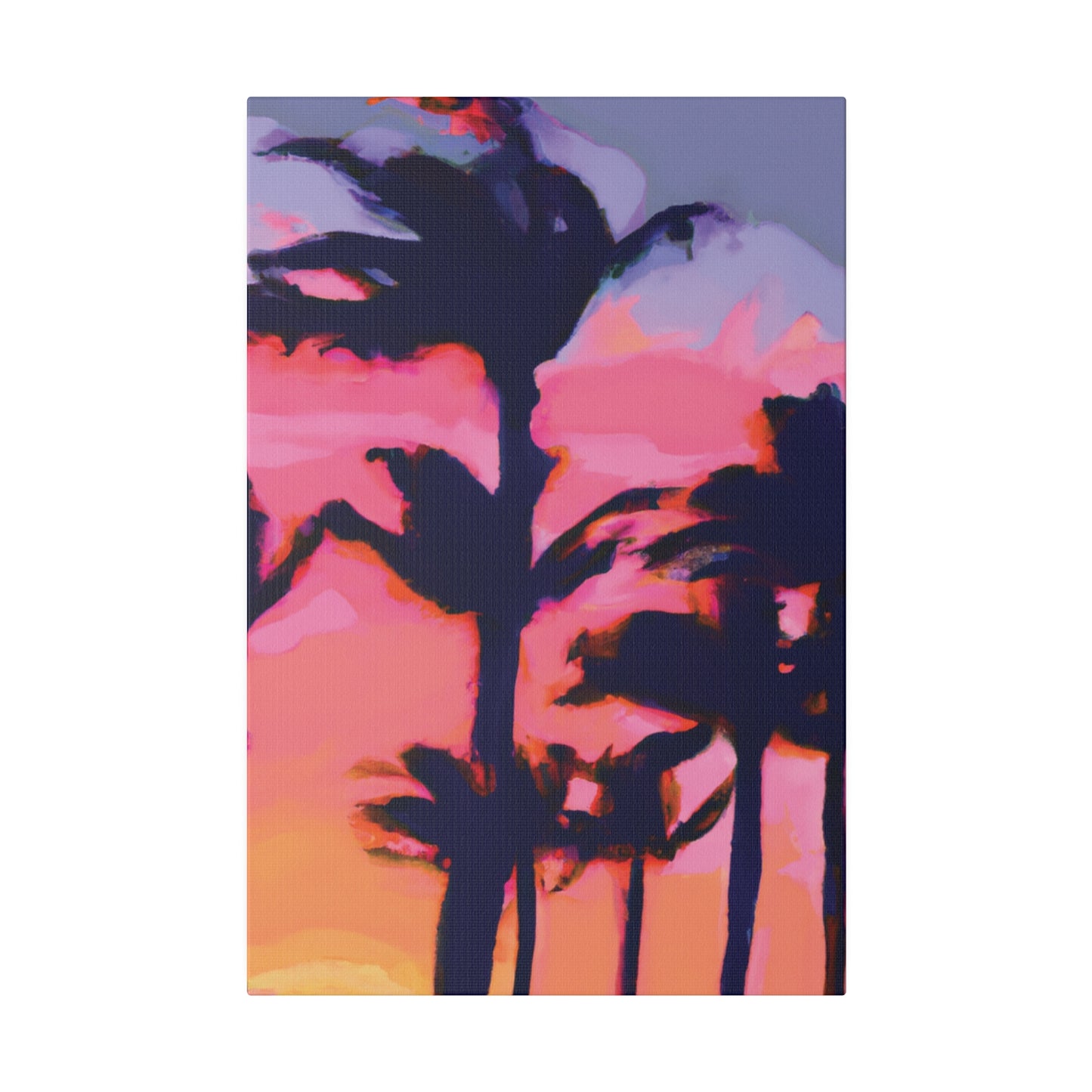 7993P - Miami Beach Sunset Painting Print | Miami | Beach | Sunset | Poster | Home Decor | Wall Art | Canvas