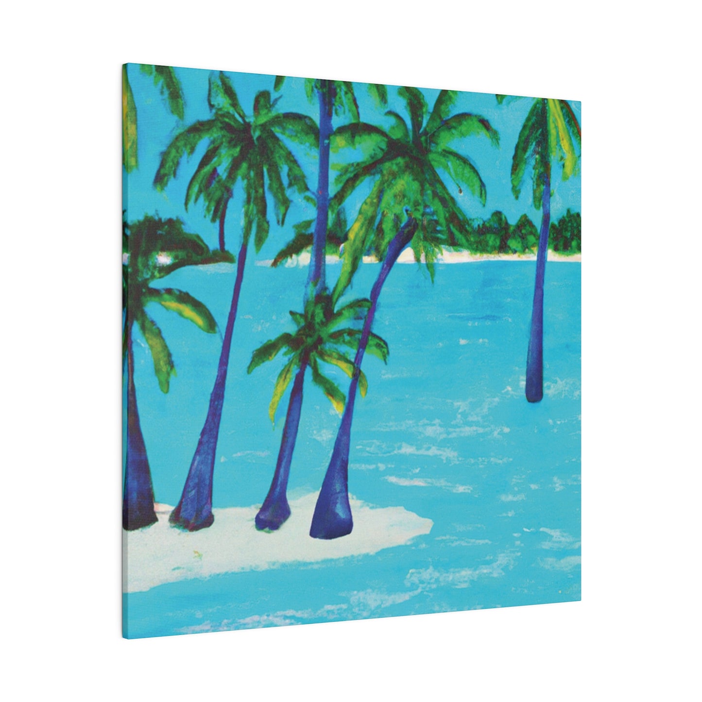 2486G - Bahamas Ocean Painting Print | Bahamas | Ocean | Beach | Poster | Home Decor | Wall Art | Canvas