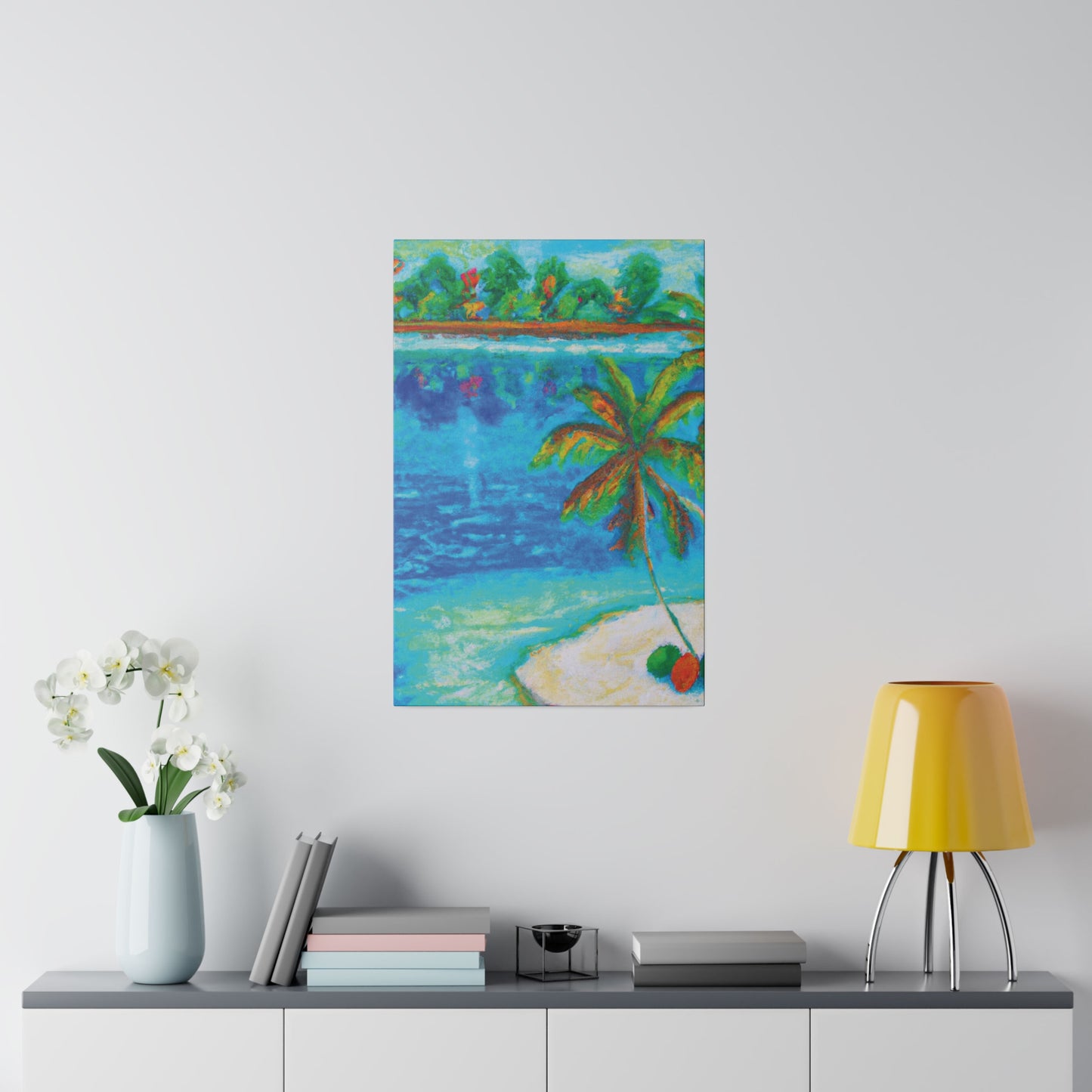 8252T - Bahamas Ocean Painting Print | Bahamas | Ocean | Beach | Poster | Home Decor | Wall Art | Canvas