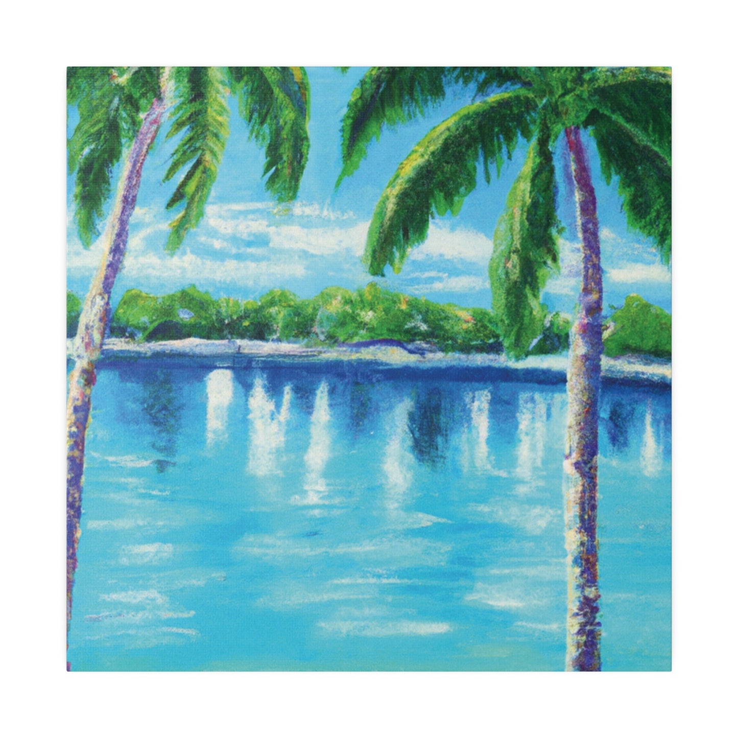 4482N - Bahamas Ocean Painting Print | Bahamas | Ocean | Beach | Poster | Home Decor | Wall Art | Canvas