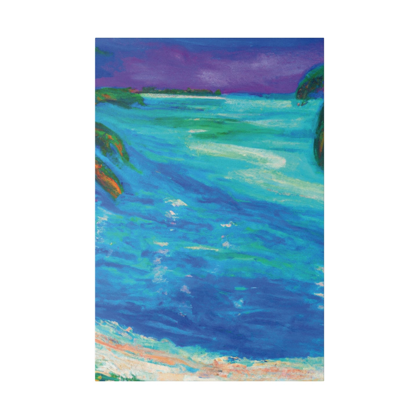 432V - Bahamas Ocean Painting Print | Bahamas | Ocean | Beach | Poster | Home Decor | Wall Art | Canvas