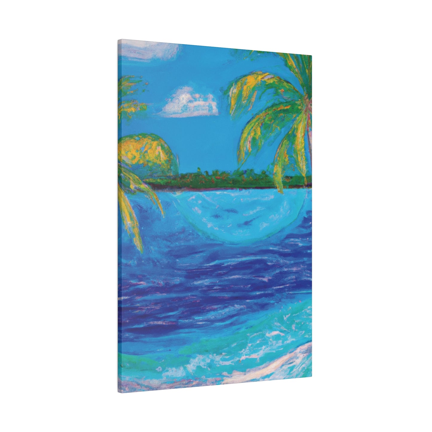 6704T - Bahamas Ocean Painting Print | Bahamas | Ocean | Beach | Poster | Home Decor | Wall Art | Canvas