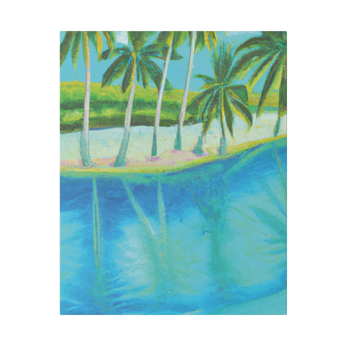 5436R - Bahamas Ocean Painting Print | Bahamas | Ocean | Beach | Poster | Home Decor | Wall Art | Canvas