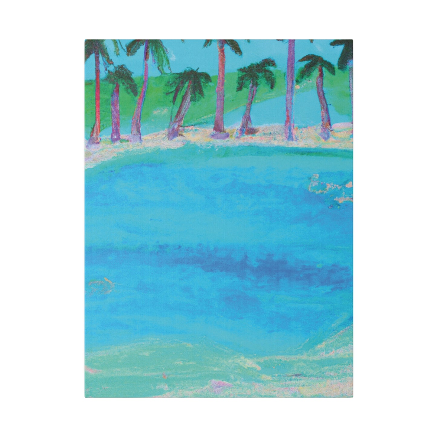 7907S - Bahamas Ocean Painting Print | Bahamas | Ocean | Beach | Poster | Home Decor | Wall Art | Canvas