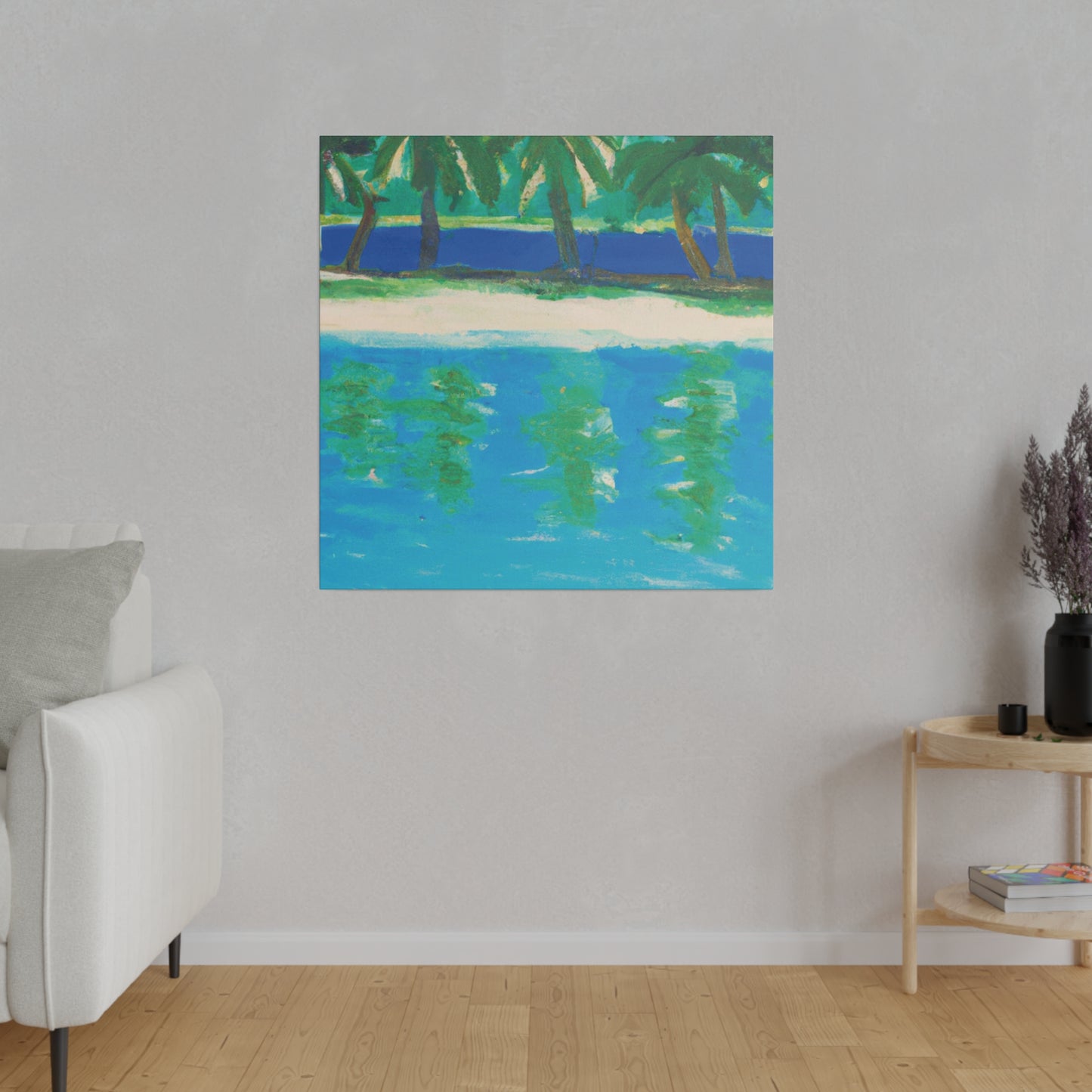 4129L - Bahamas Ocean Painting Print | Bahamas | Ocean | Beach | Poster | Home Decor | Wall Art | Canvas