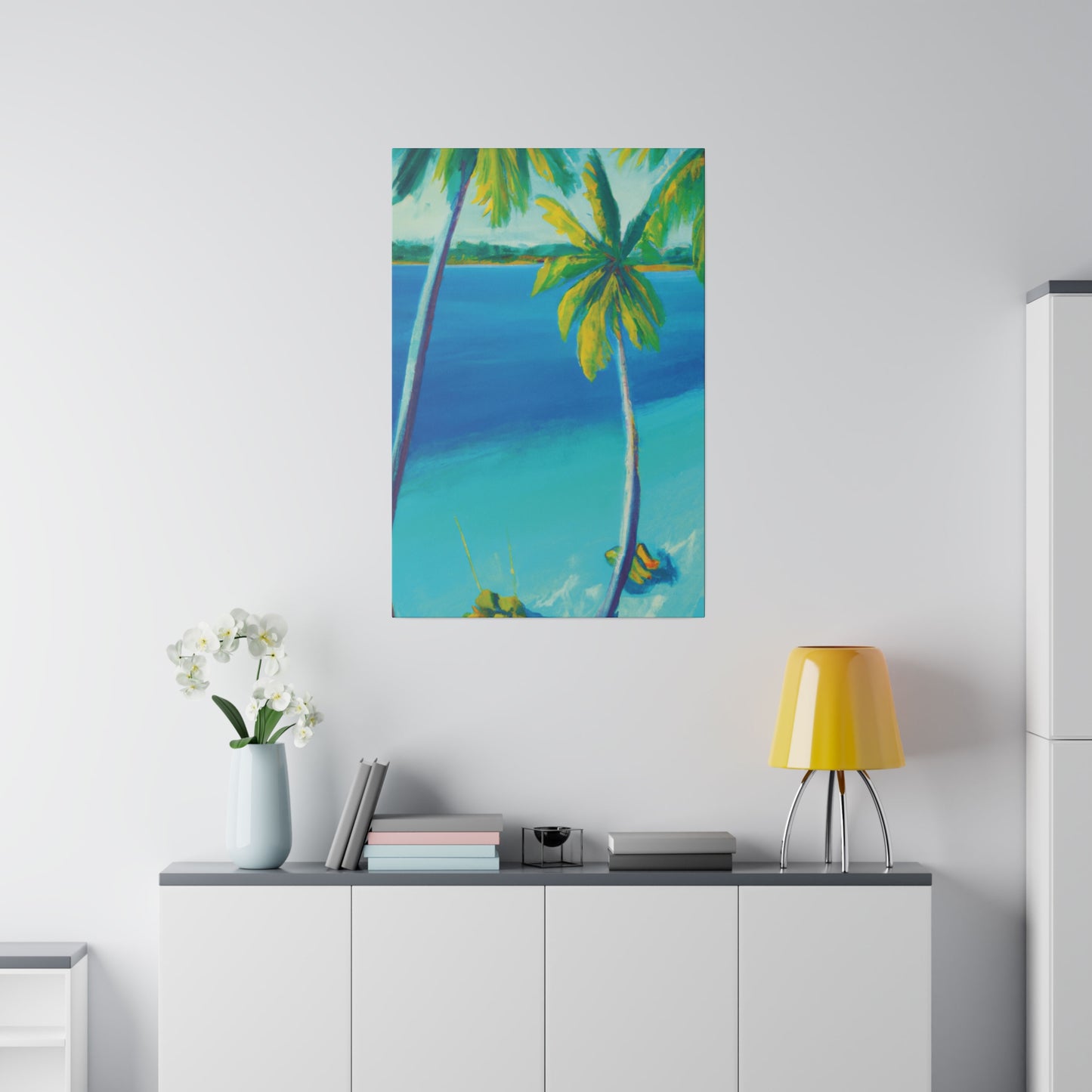 7593L - Bahamas Ocean Painting Print | Bahamas | Ocean | Beach | Poster | Home Decor | Wall Art | Canvas