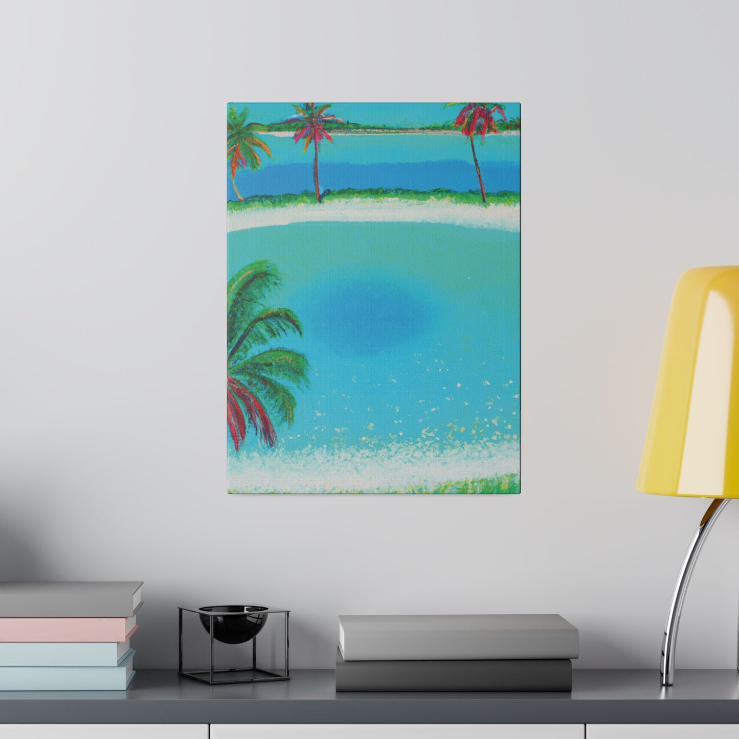 2198G - Bahamas Ocean Painting Print | Bahamas | Ocean | Beach | Poster | Home Decor | Wall Art | Canvas