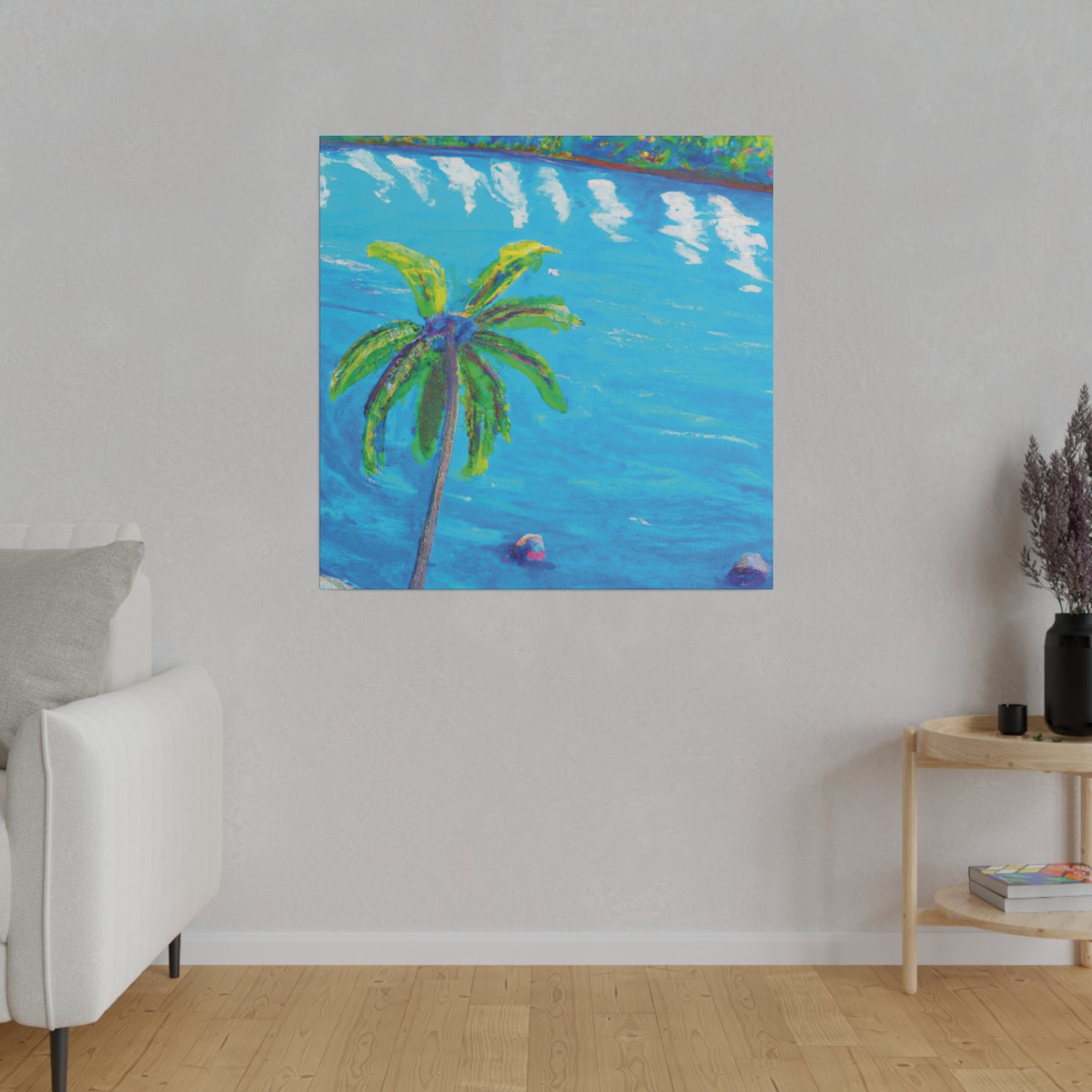 3952F - Bahamas Ocean Painting Print | Bahamas | Ocean | Beach | Poster | Home Decor | Wall Art | Canvas