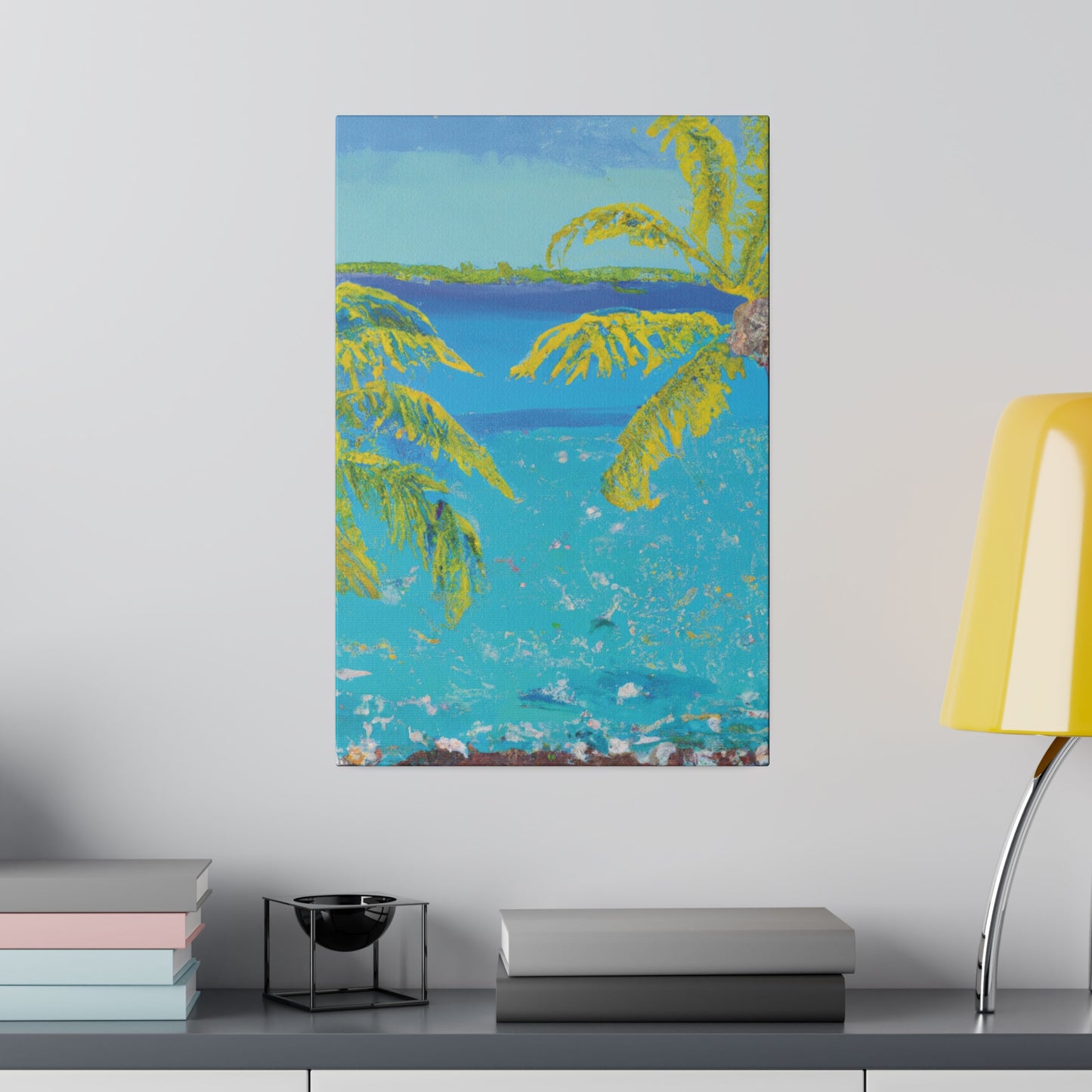 9282F - Bahamas Ocean Painting Print | Bahamas | Ocean | Beach | Poster | Home Decor | Wall Art | Canvas